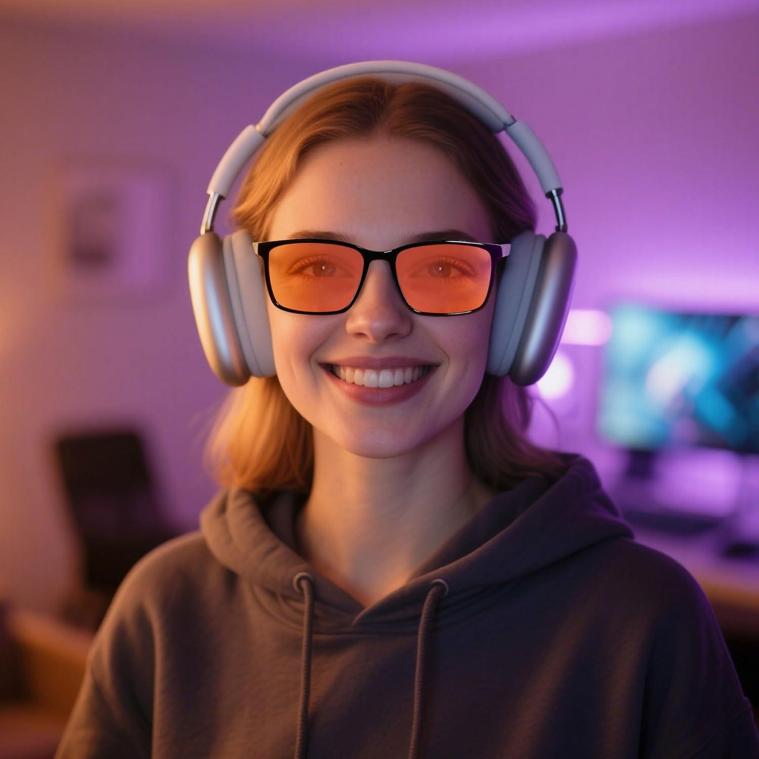 Gafas de Bloqueo de Luz Azul ANDWOOD Ámbar Unisex AR002