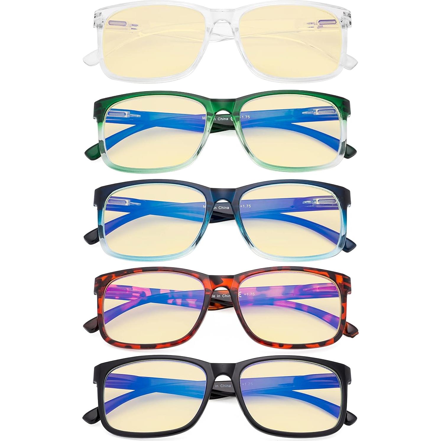 Gafas de Lectura Eyekepper 5 Pares Anti Luz Azul +2.00