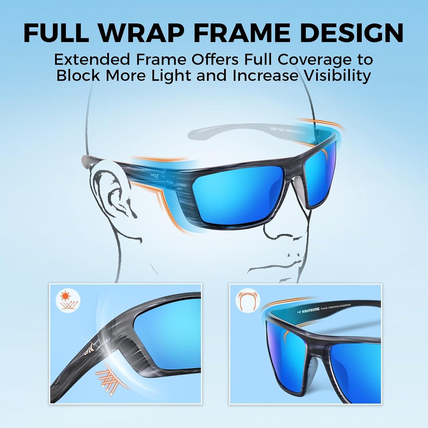 Gafas de Sol Polarizadas KastKing Huzzah y Dugan UV400