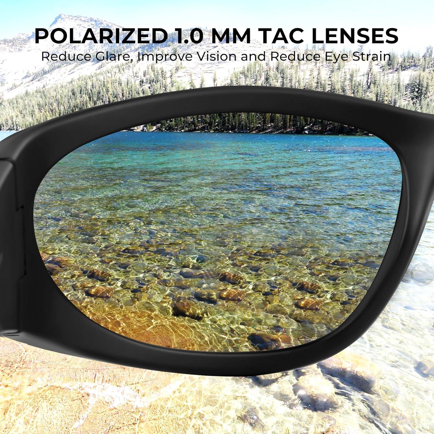 Gafas de sol deportivas polarizadas KastKing Raccoon UV 100%