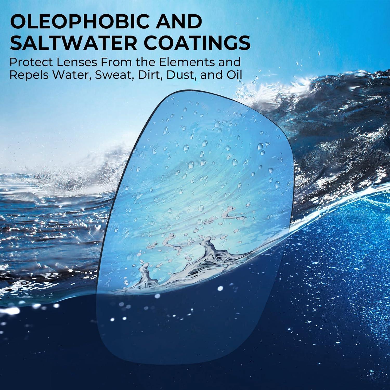 Gafas de sol deportivas polarizadas KastKing Raccoon UV 100%