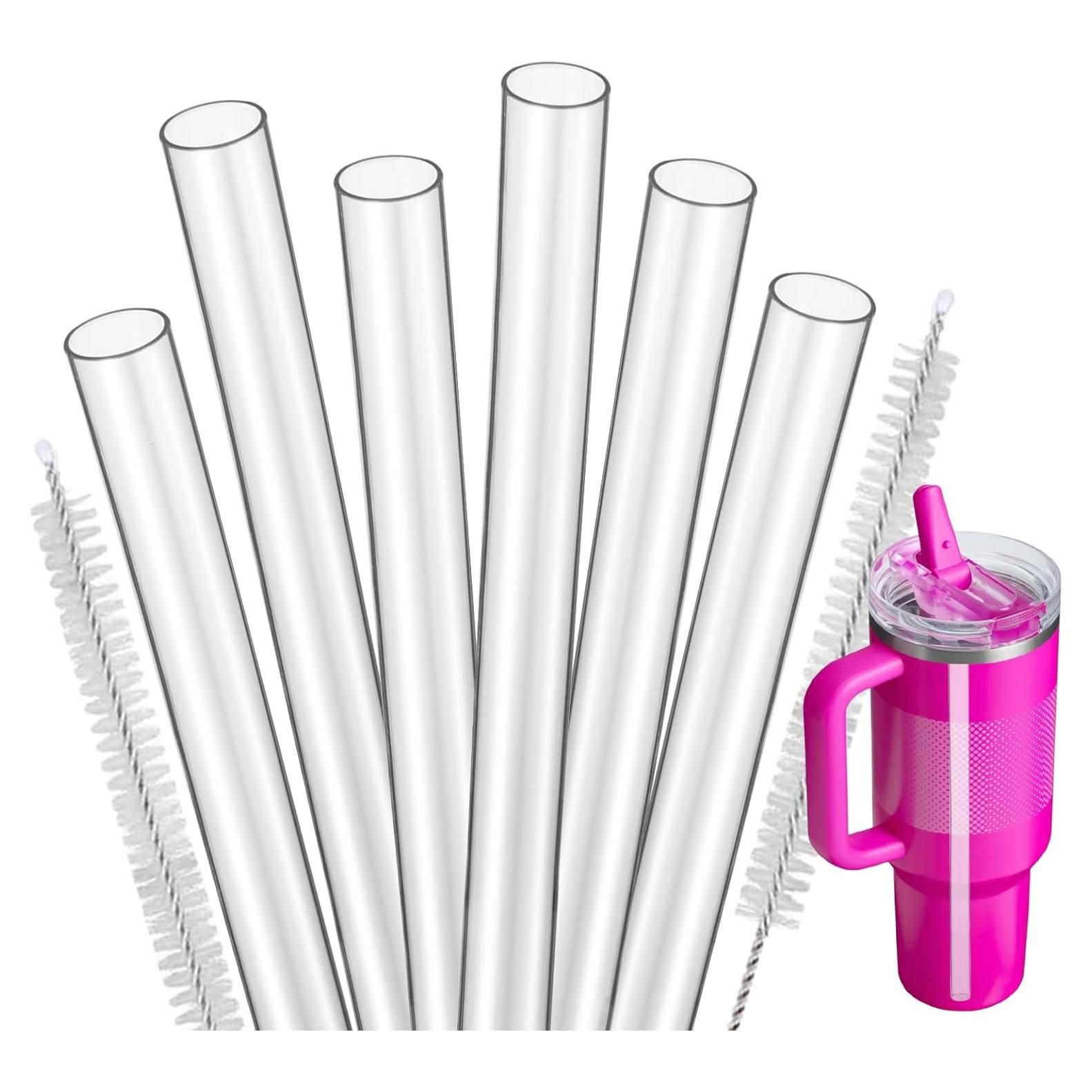 Popotes Reutilizables Mity Rain para Taza Stanley 40oz - 6 Piezas