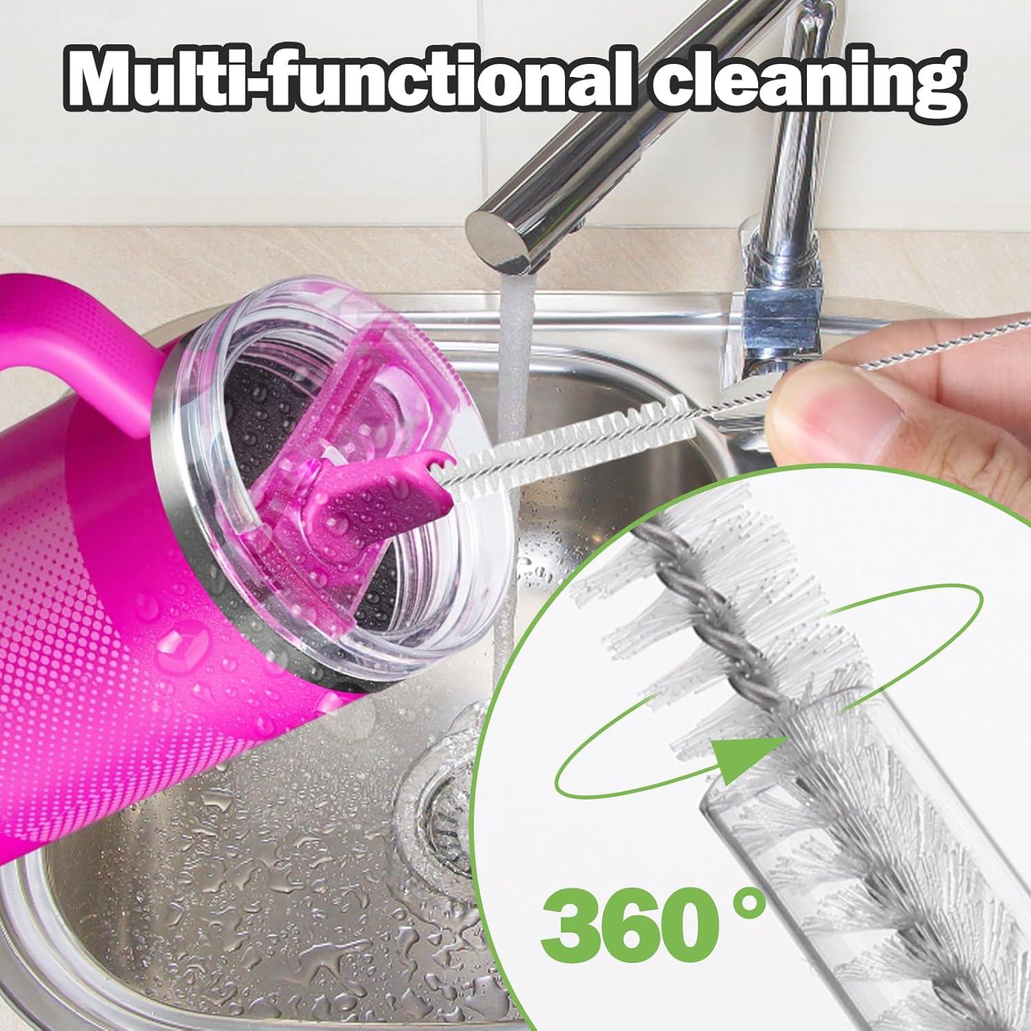 Popotes Reutilizables Mity Rain para Taza Stanley 40oz - 6 Piezas