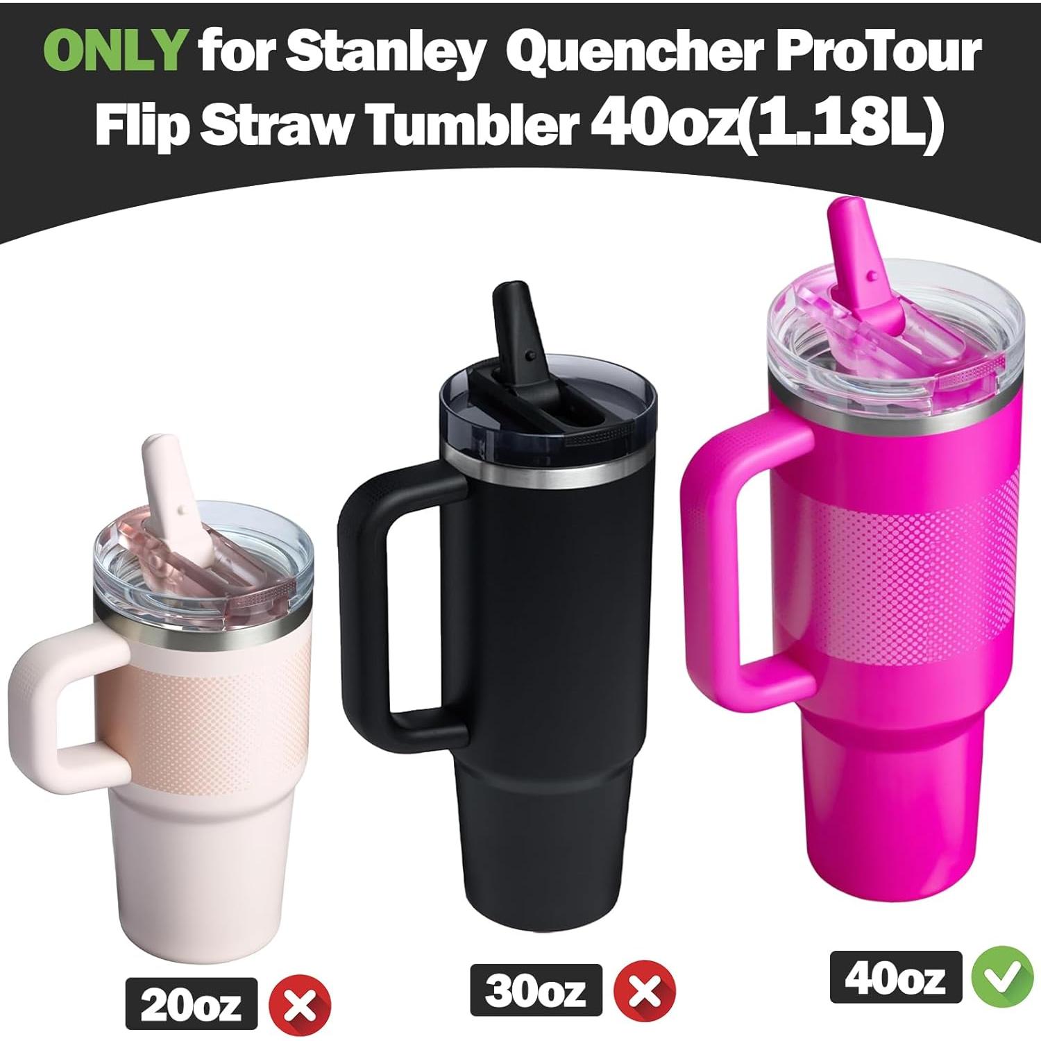 Popotes Reutilizables Mity Rain para Taza Stanley 40oz - 6 Piezas