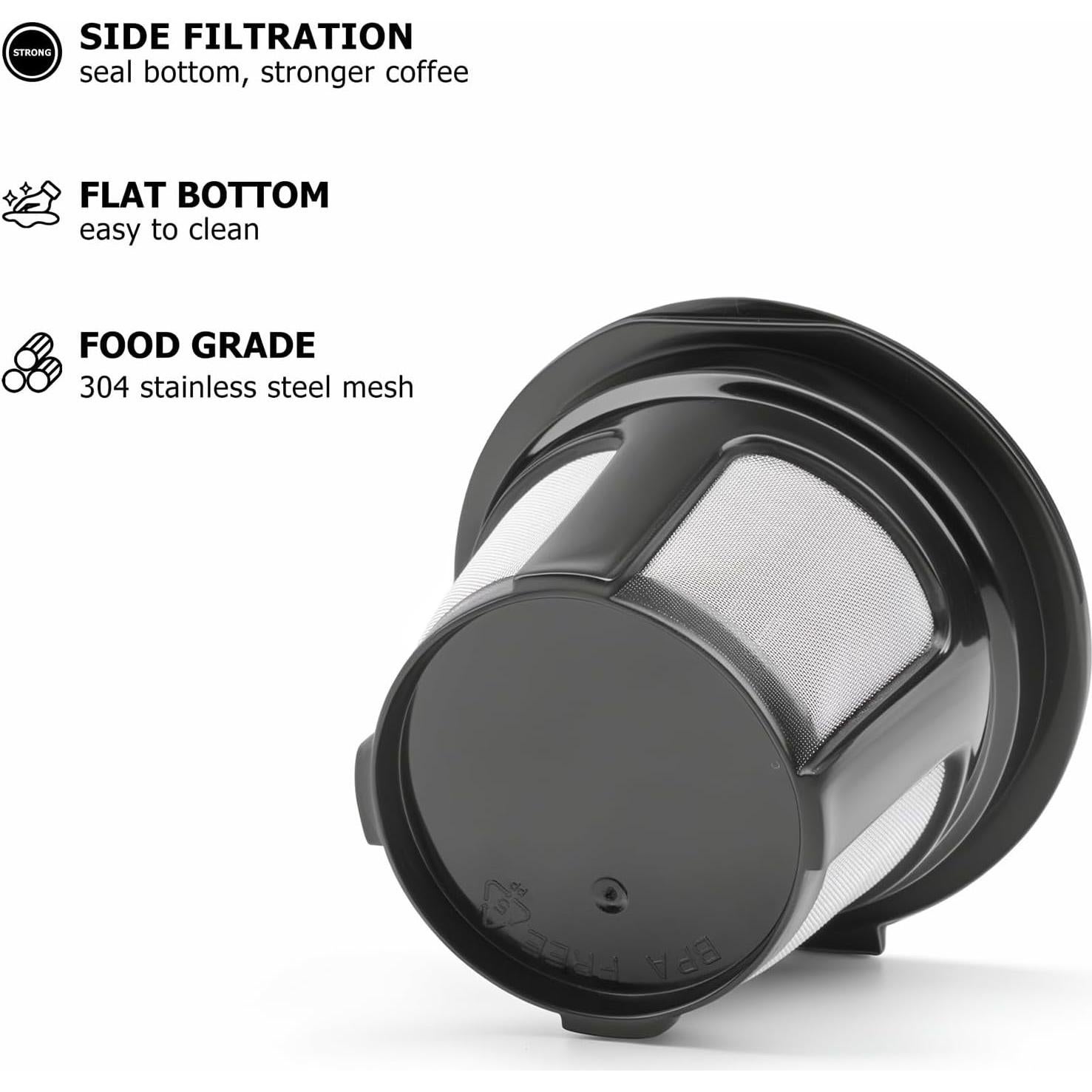 Filtros Reutilizables para Cafetera Keurig Fanativita - 2 Pzs