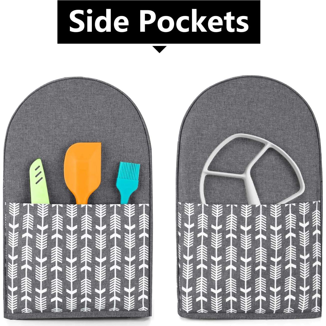 Funda Protectora para Batidora de Pie Yarwo 4.5qt y 5qt Gris