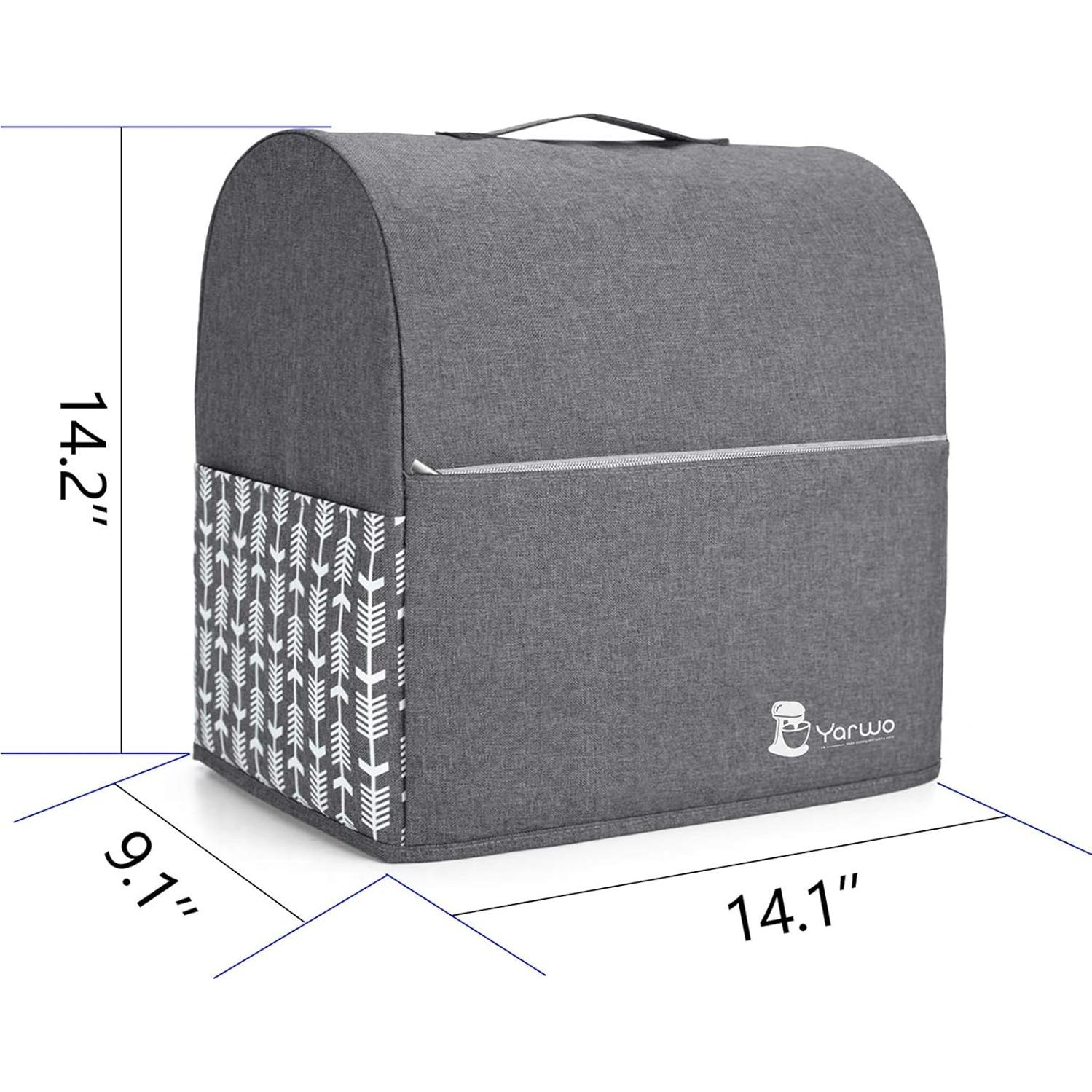 Funda Protectora para Batidora de Pie Yarwo 4.5qt y 5qt Gris