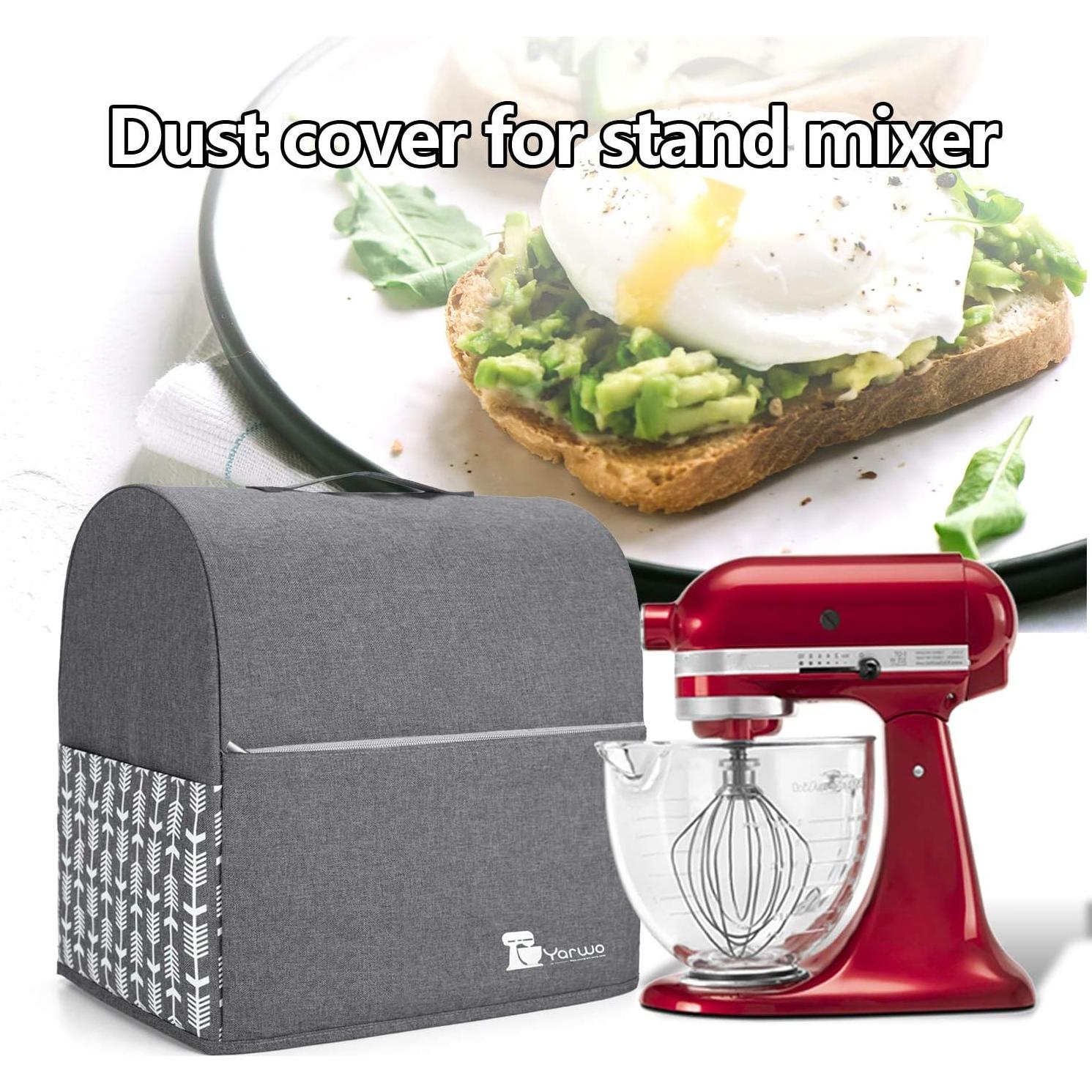 Funda Protectora para Batidora de Pie Yarwo 4.5qt y 5qt Gris