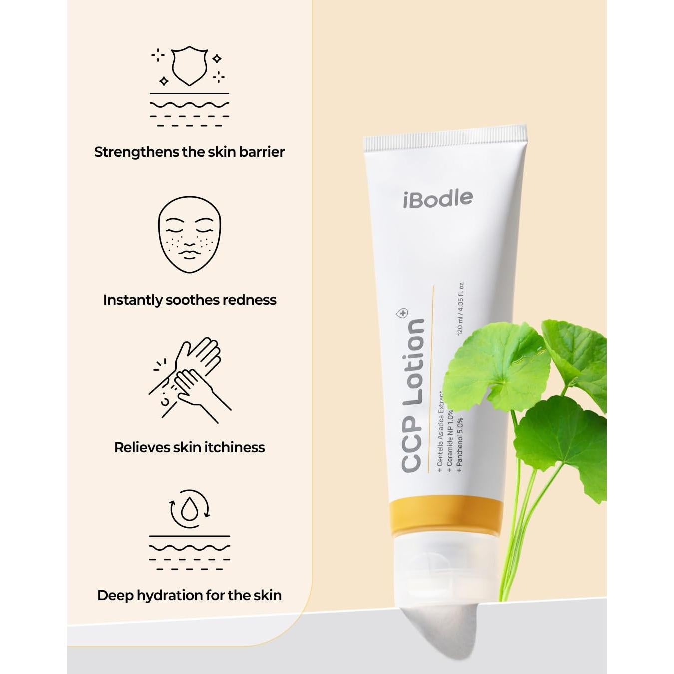 Loción Hidratante Coreana Loción CCP 120 ml - Piel Sensible