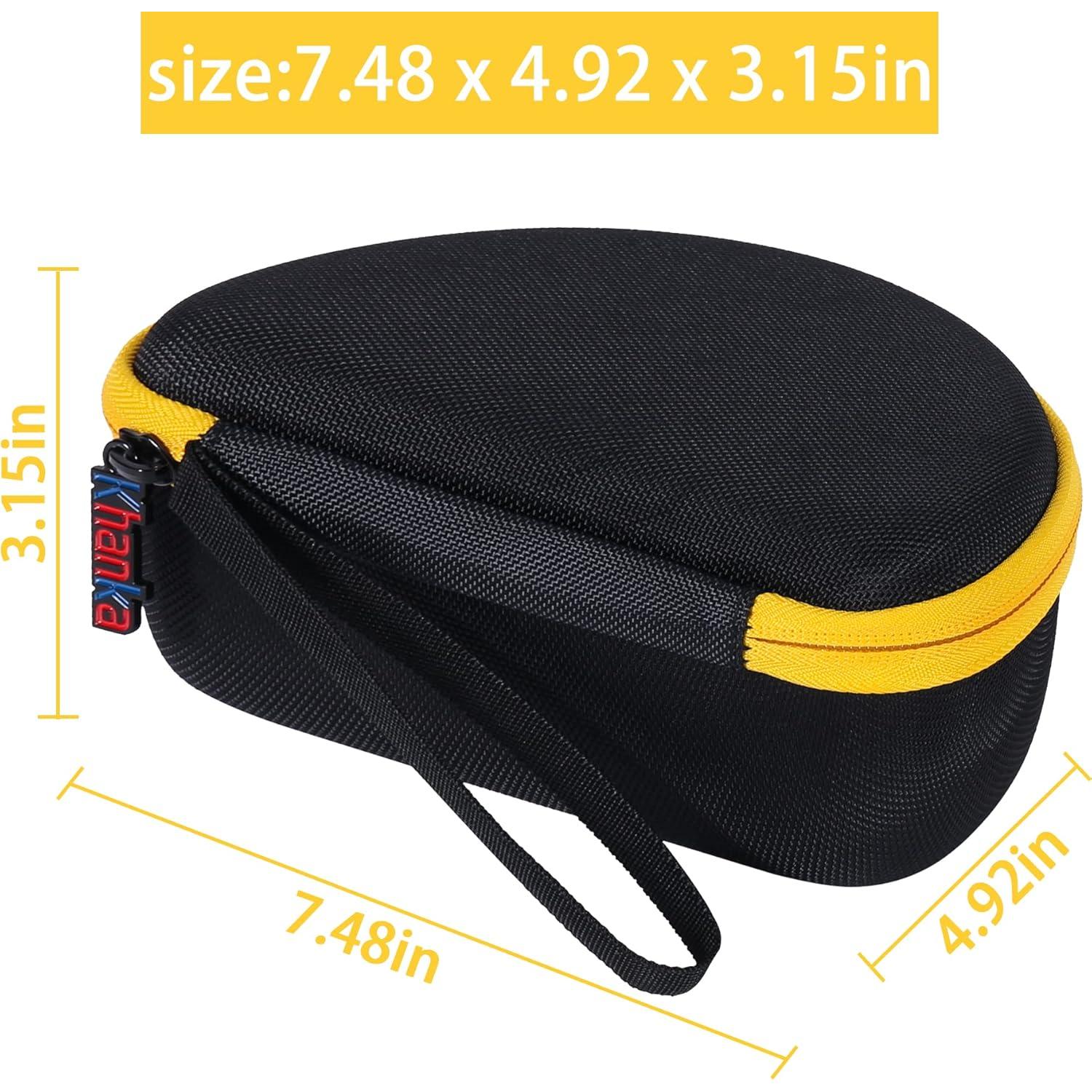 Funda Dura Khanka para Gafas DEWALT DPG82-11/DPG82-21 Amarillo