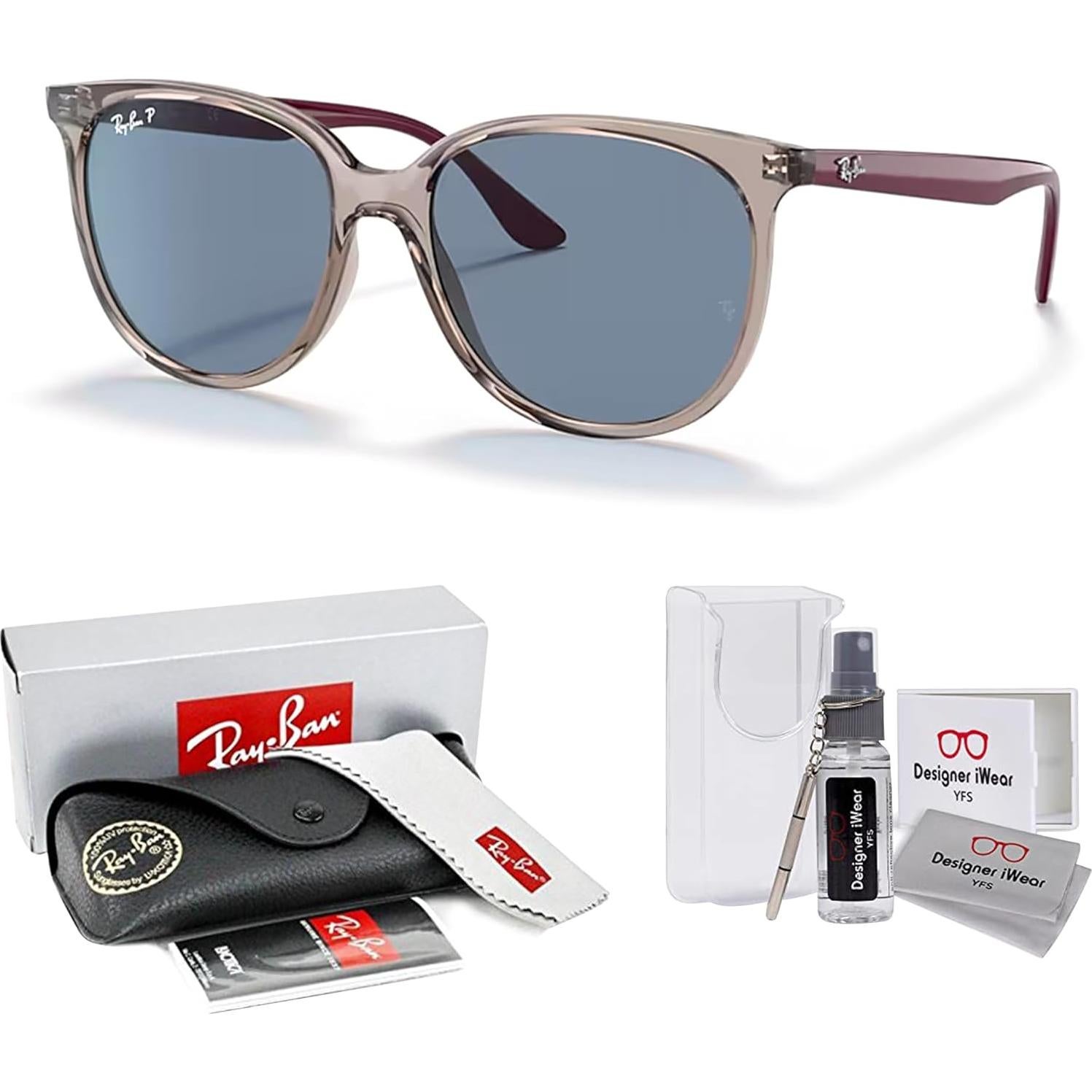 Gafas de sol Ray-Ban RB4378 para mujeres con kit de accesorios