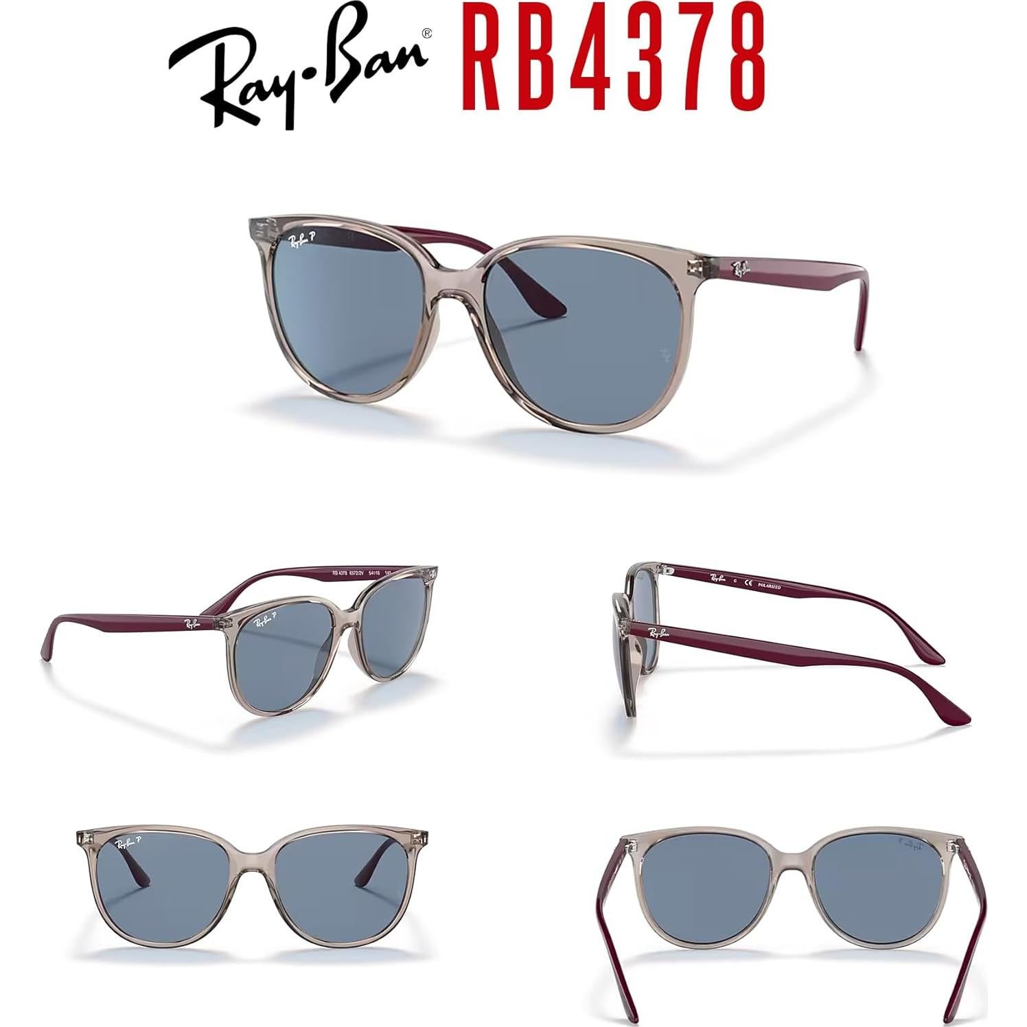 Gafas de sol Ray-Ban RB4378 para mujeres con kit de accesorios
