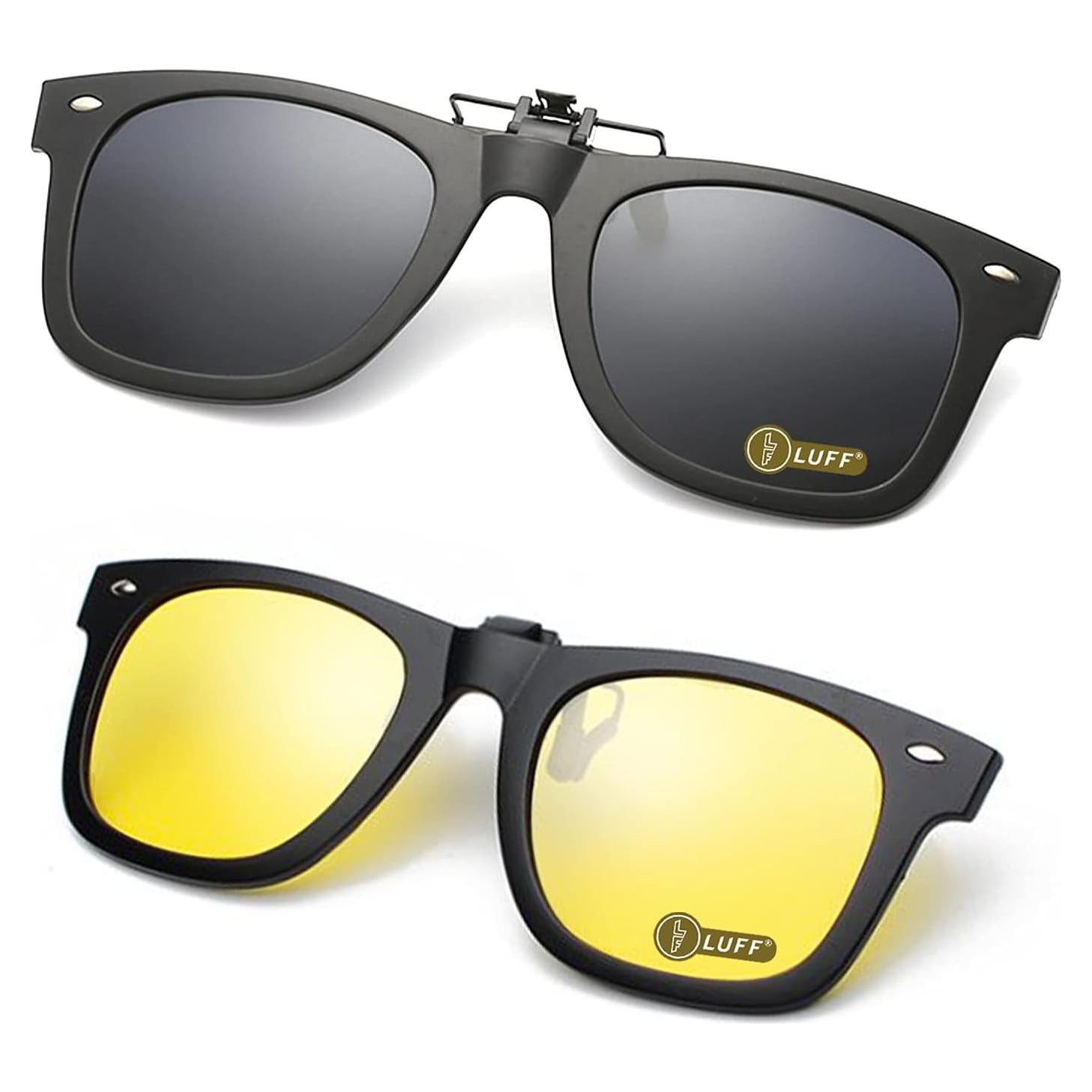 Gafas de Sol Polarizadas Clip-on LUFF Unisex con Visión Nocturna
