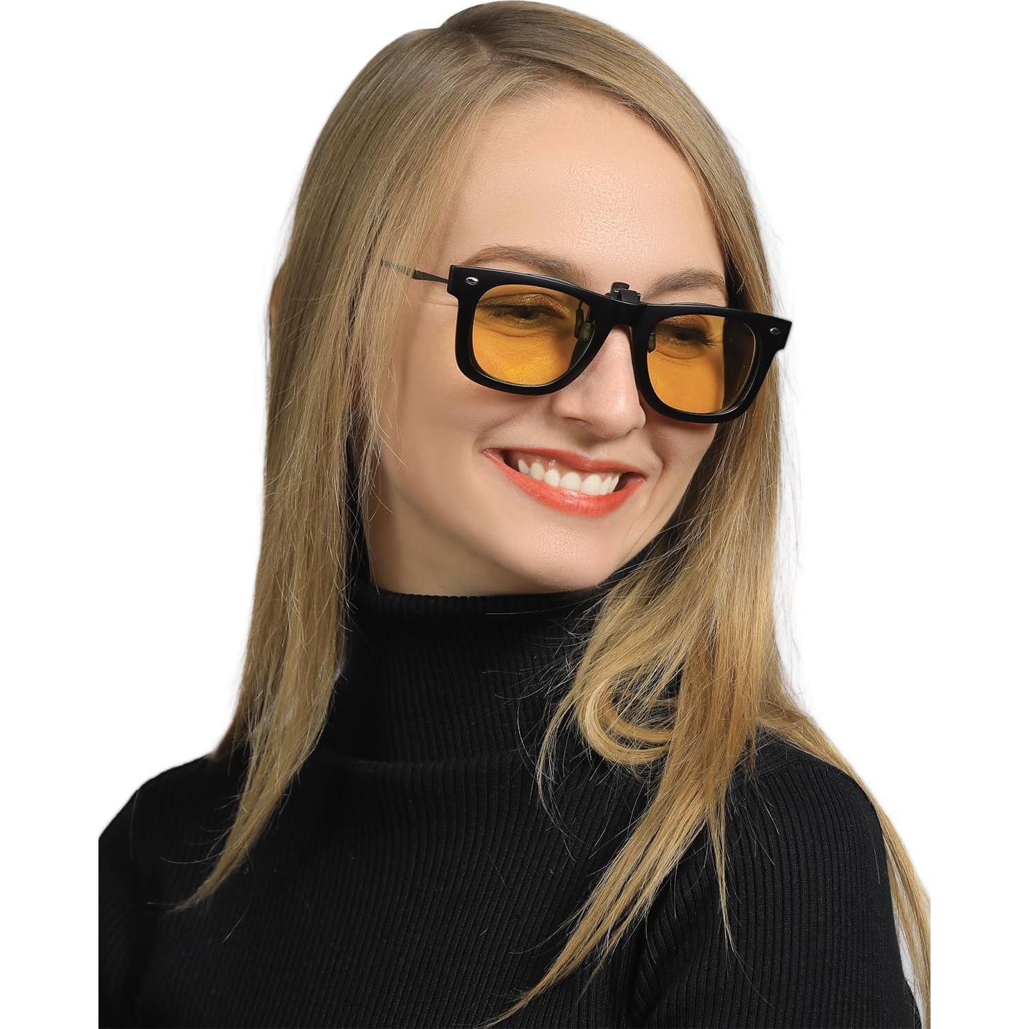 Gafas de Sol Polarizadas Clip-on LUFF Unisex con Visión Nocturna