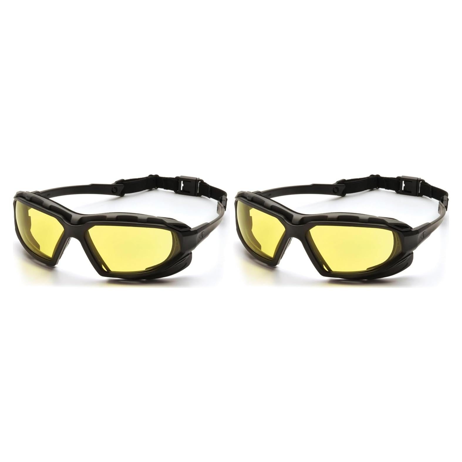 Gafas de seguridad Pyramex Highlander XP, paquete de 2, lente antiempañante