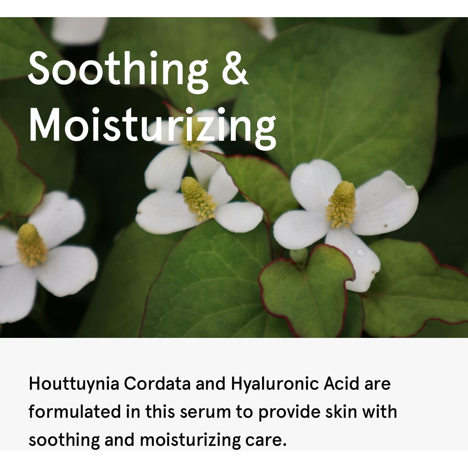 Suero Facial SUFICIENTE Houttuynia Cordata 80 ml Hidratante Vegano