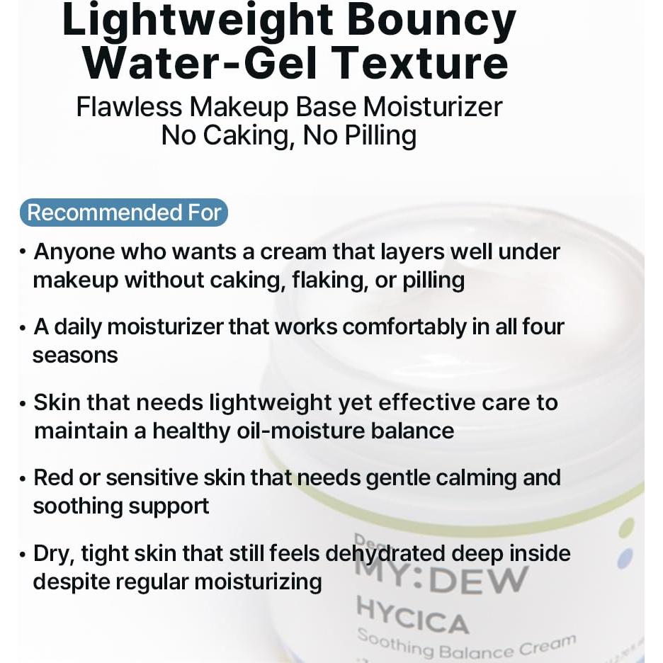 Crema Hidratante Equilibrante HYCICA 79.83 ml Piel Sensible