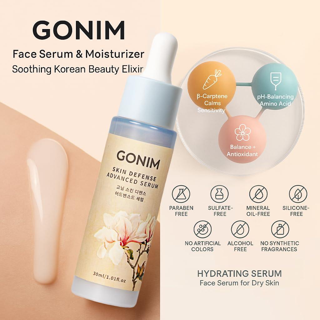 Suero Facial Hidratante GONIM 30 ml - Cuidado Piel Coreano