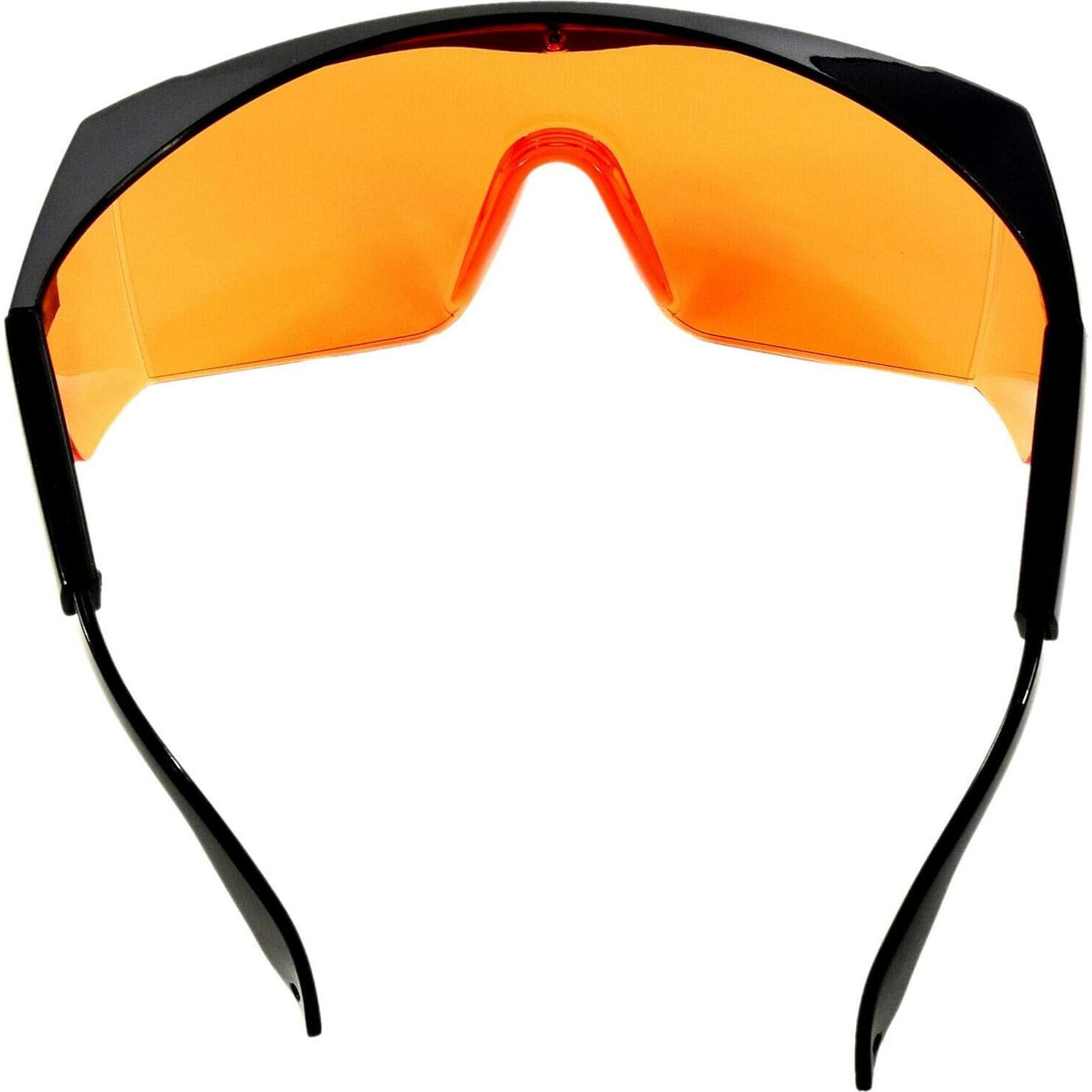 Gafas de Seguridad HQRP con Lentes Naranjas UV 99.9%