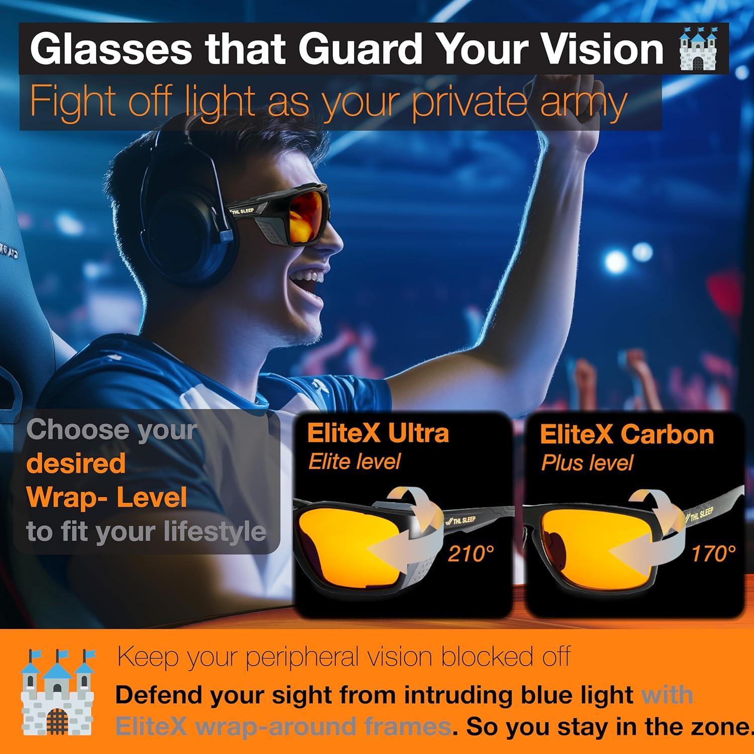 Gafas EliteX Ultra para Bloquear Luz Azul - Unisex