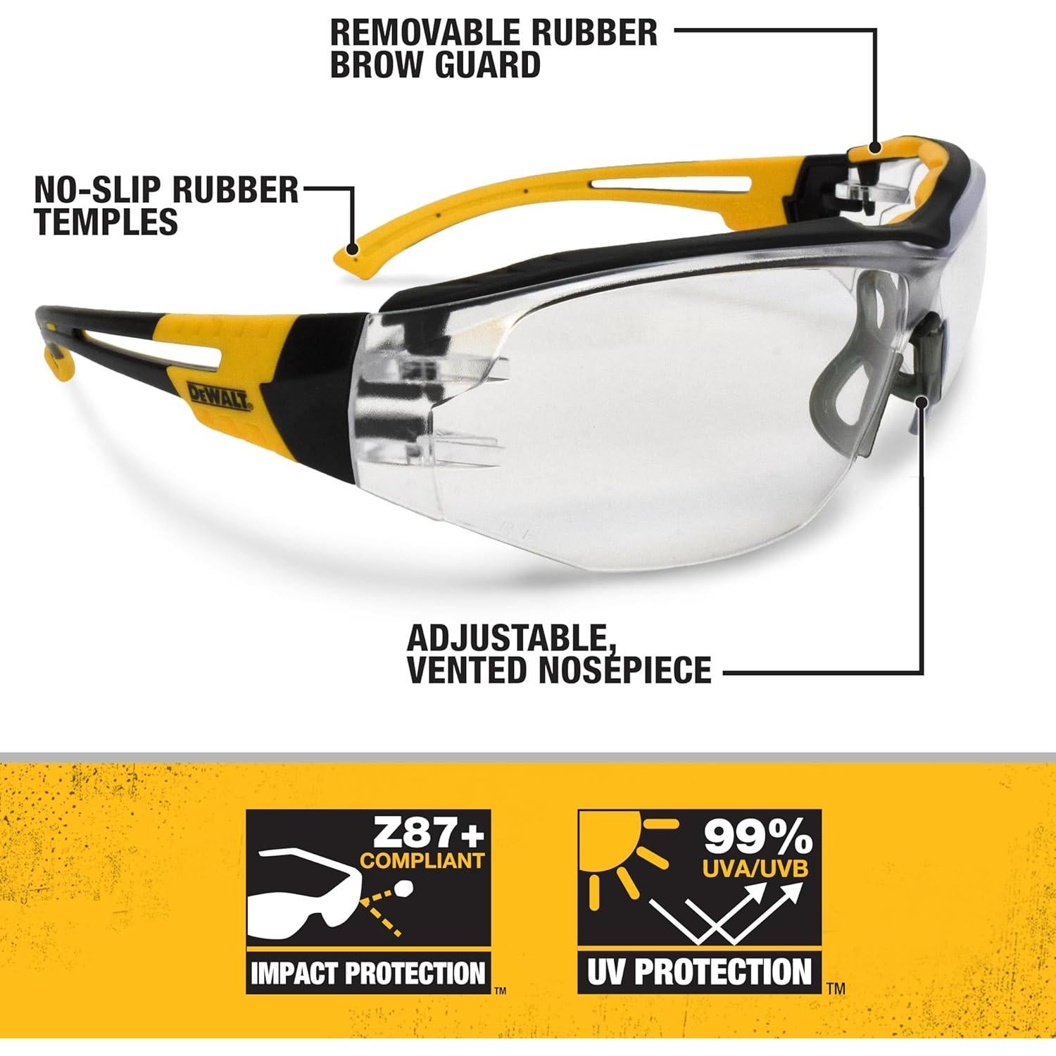 Gafas de Seguridad DEWALT DPG108 Renovator - Lente Clara