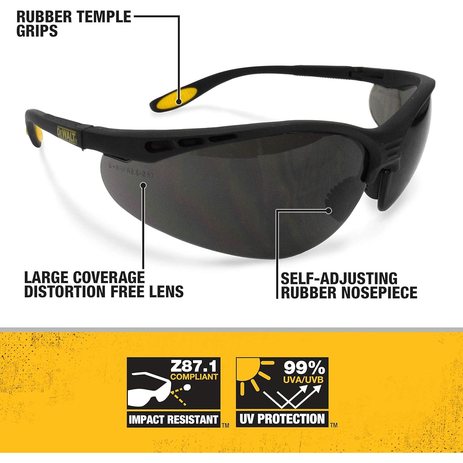 Gafas de Seguridad Dewalt DPG58-2C Lentes Ahumados