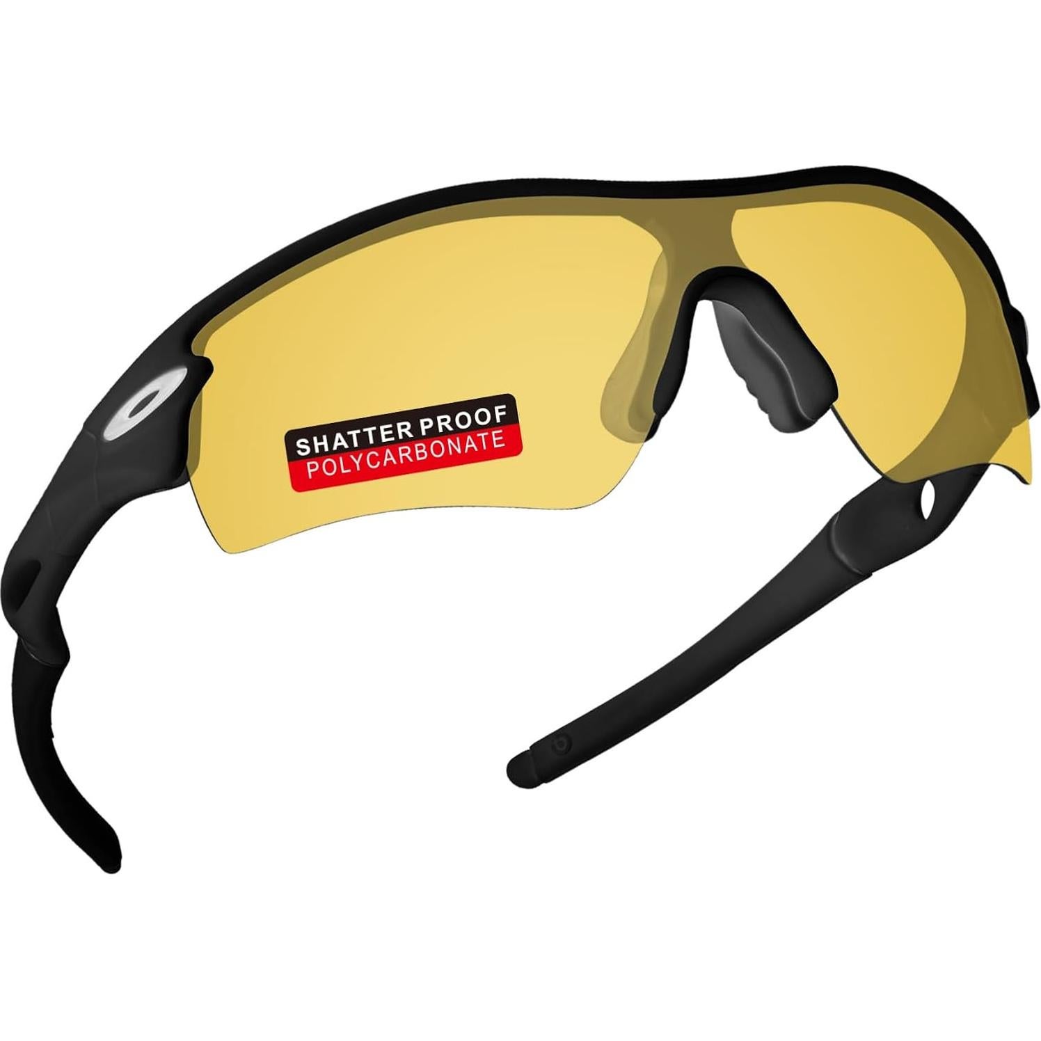 Lentes de Reemplazo iLikeo Pro+ Amarillo HD para Oakley Radar Path
