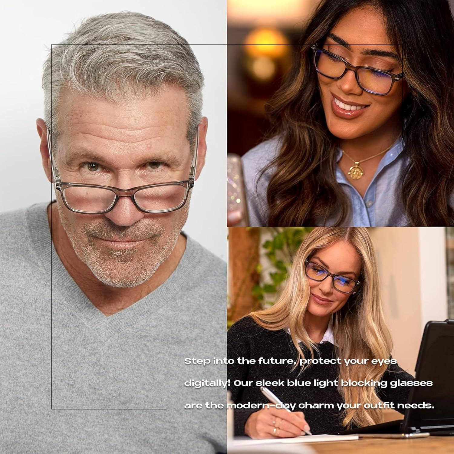 Gafas de Bloqueo de Luz Azul Readerest - Lentes Antirreflejo Unisex