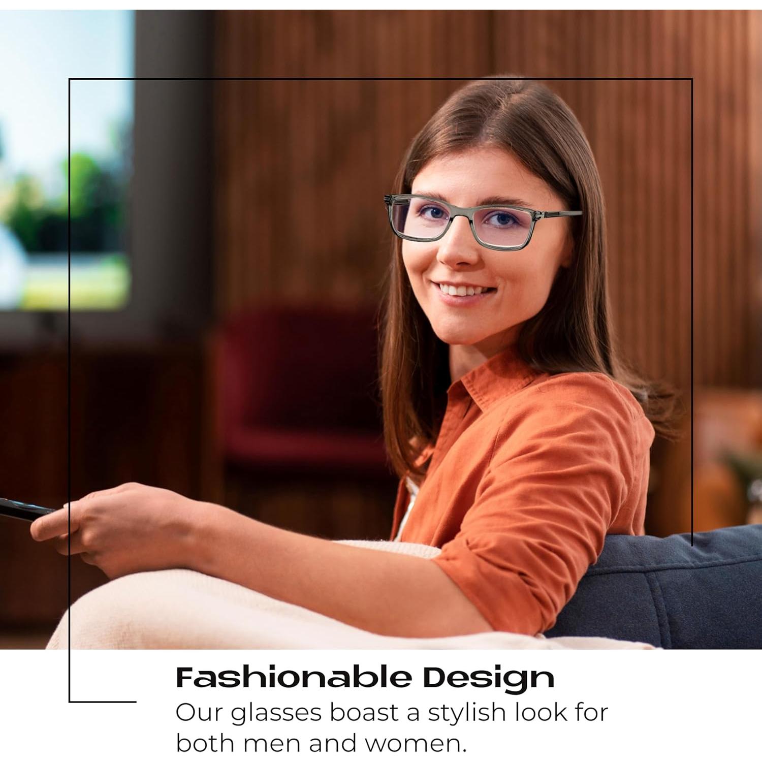 Gafas de Bloqueo de Luz Azul Readerest - Lentes Antirreflejo Unisex