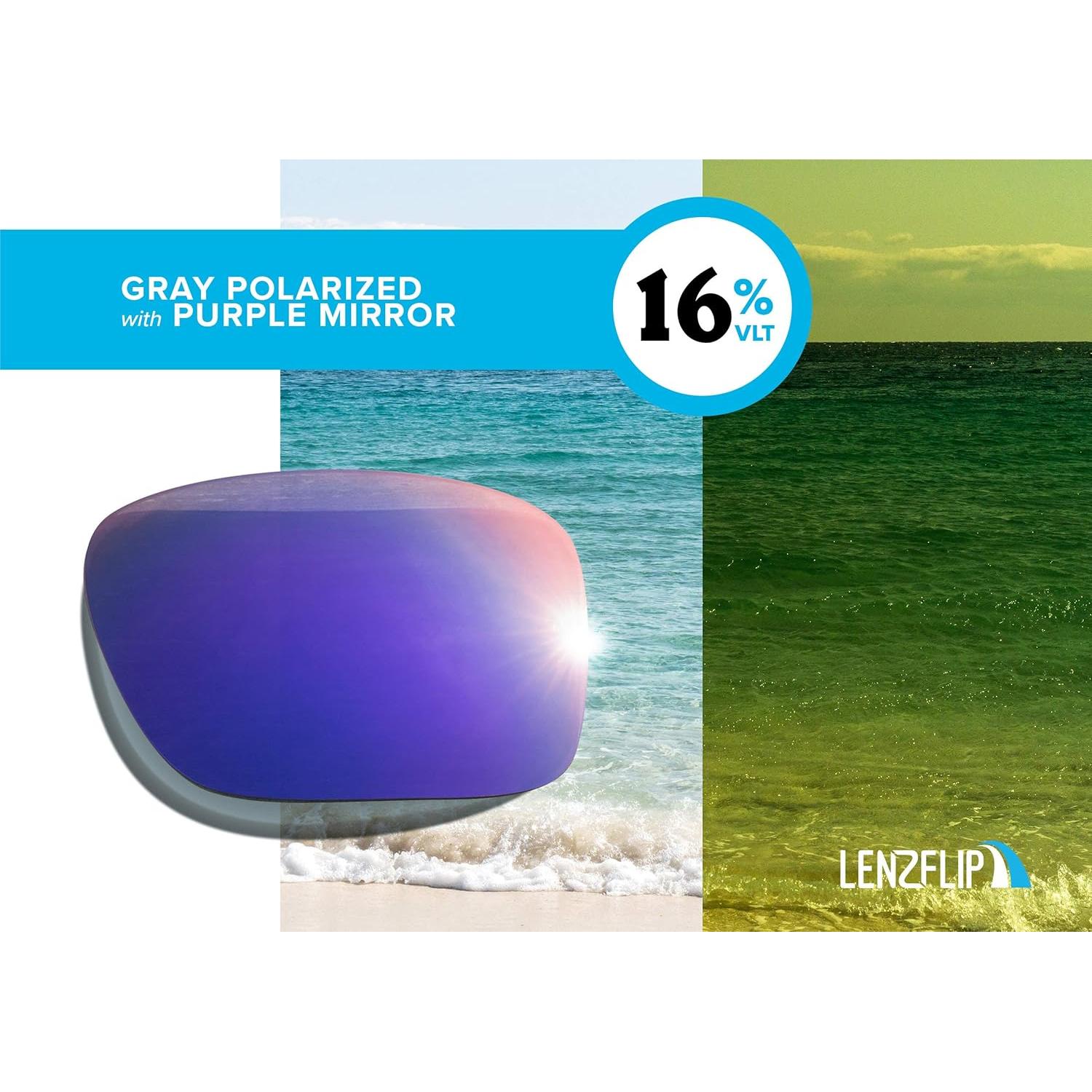 Lentes de Reemplazo Polarizados LenzFlip para Oakley Flak Jacket