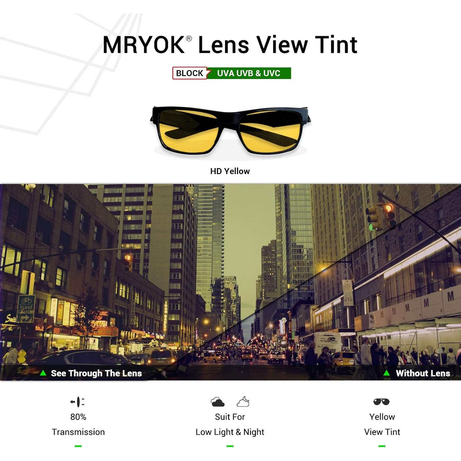 Lentes de Reemplazo Mryok para Oakley Drop In OO9232 58mm