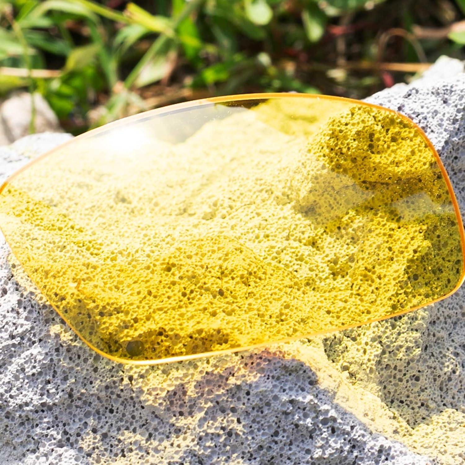 Lentes de Reemplazo Amarillos No Polarizados para Gafas Oakley M Frame