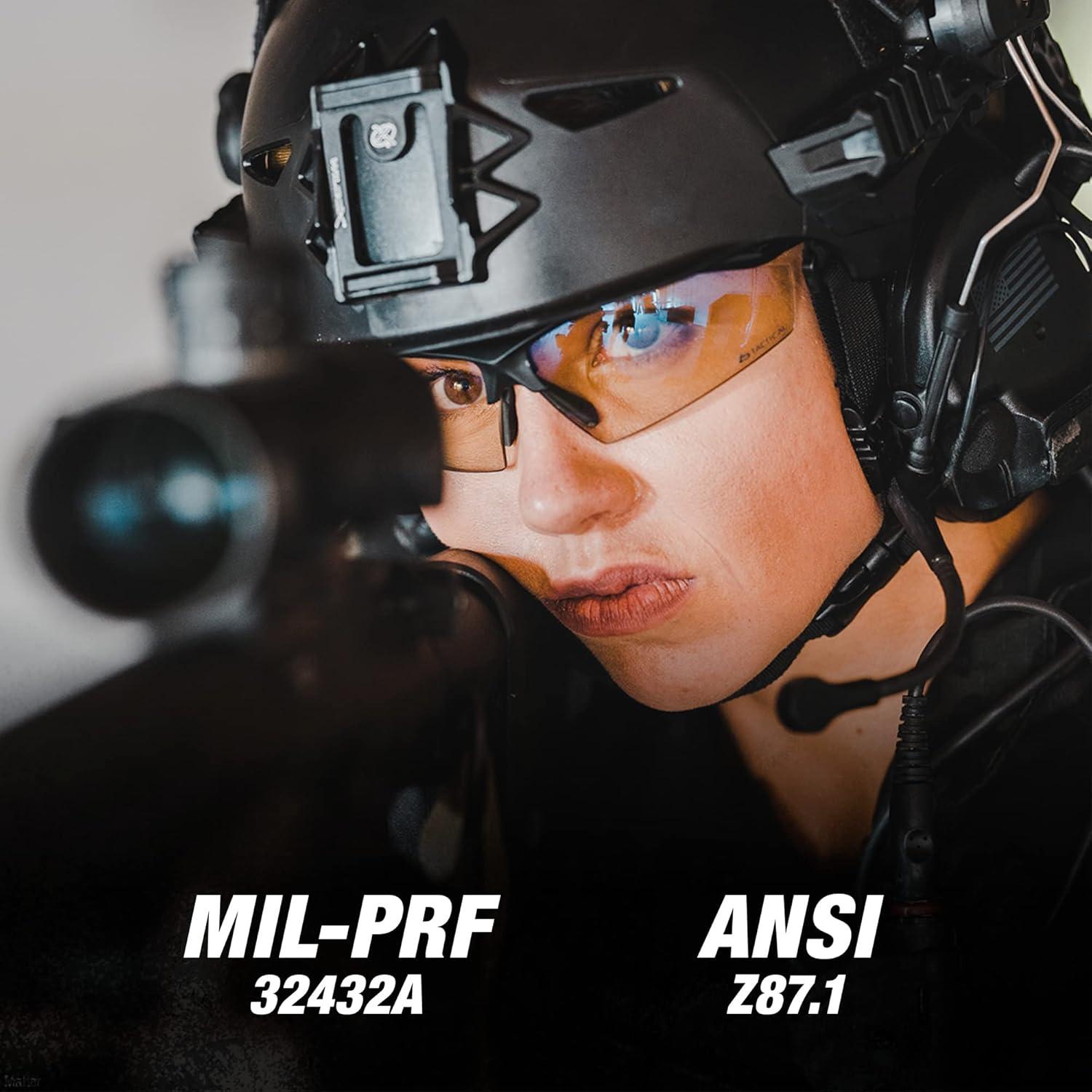 Gafas Balísticas Bolle Tactical Combat Kit - Lentes Intercambiables