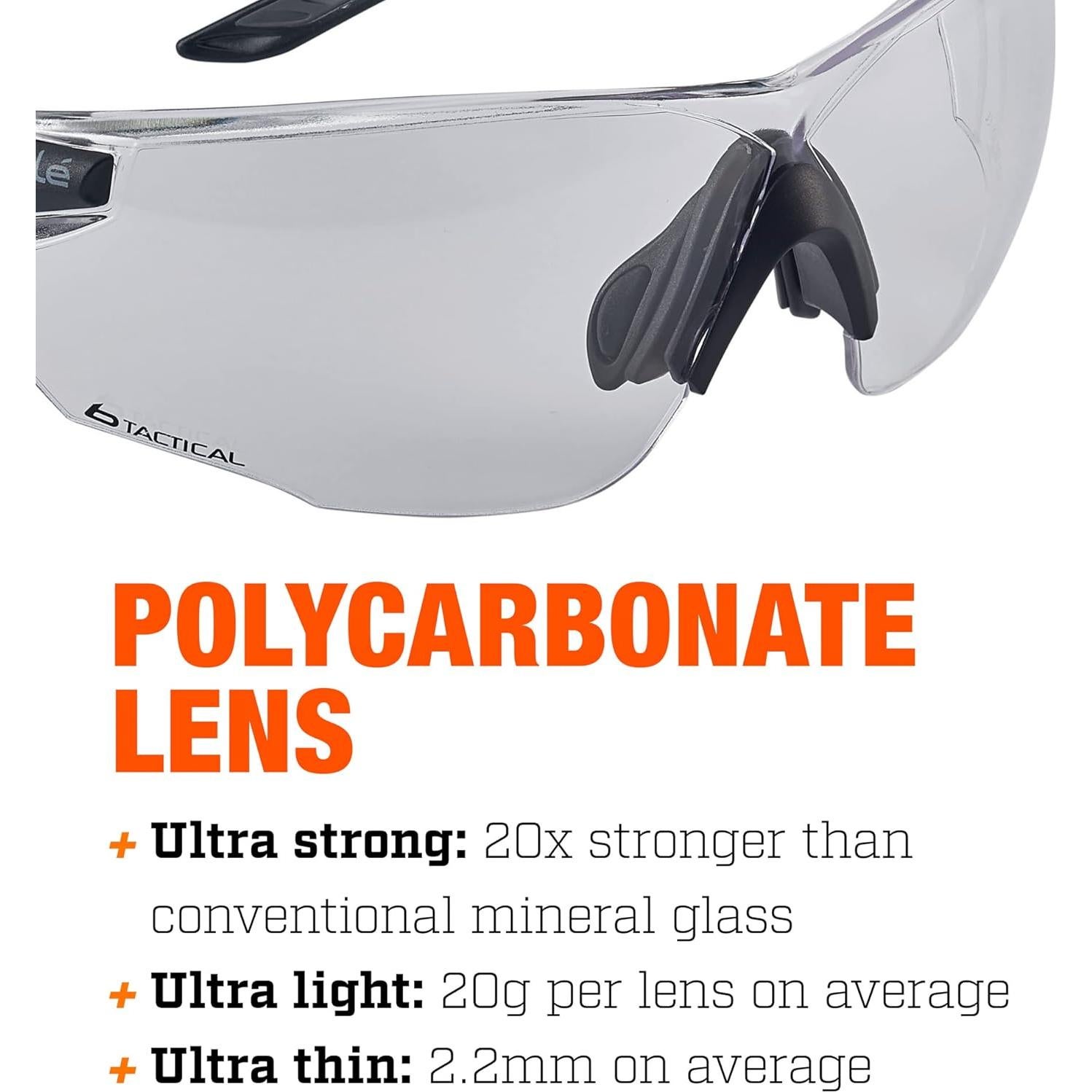 Gafas Balísticas Bolle Tactical Combat Kit - Lentes Intercambiables