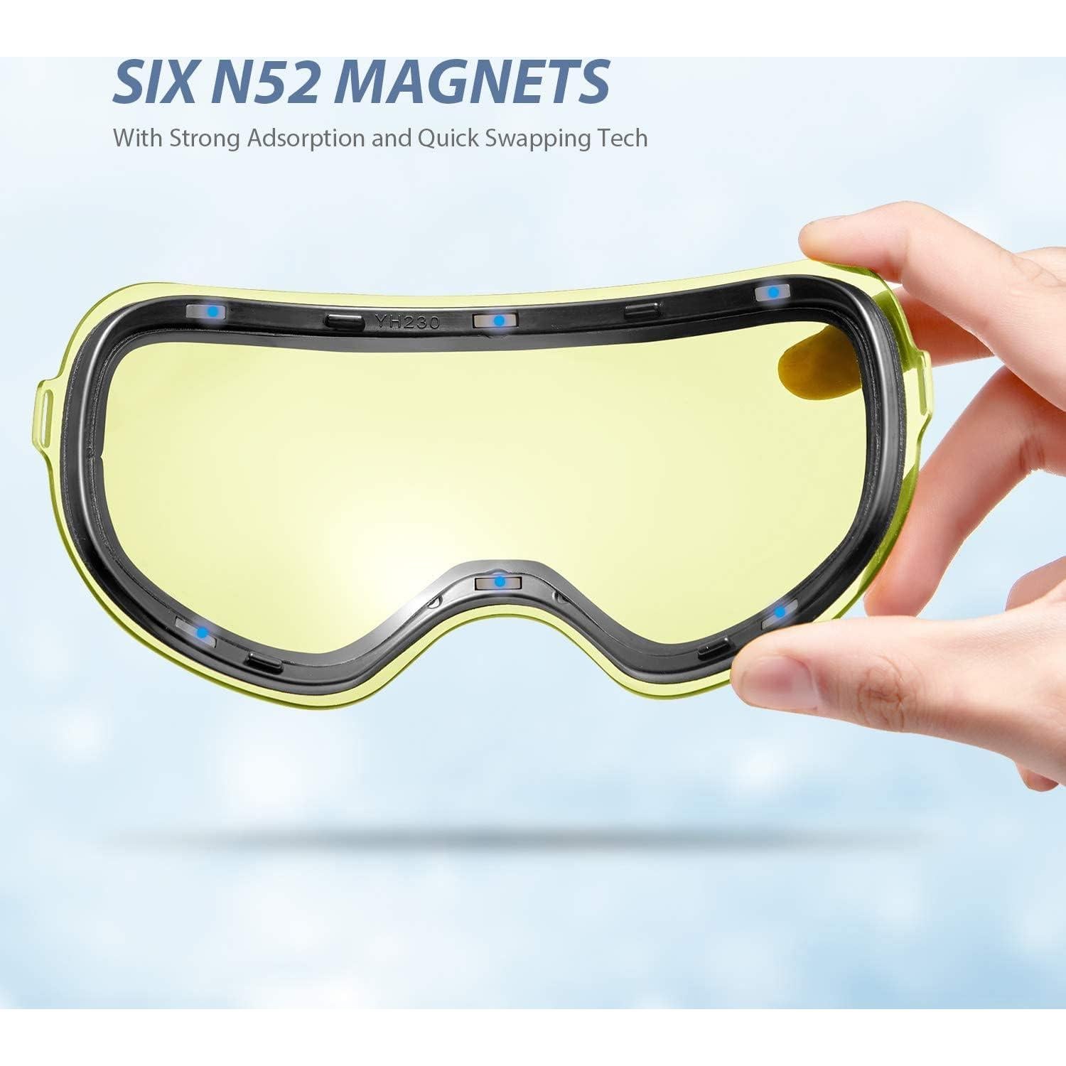 Lente de Reemplazo VANRORA X-Mag Antivaho UV 100% Amarilla