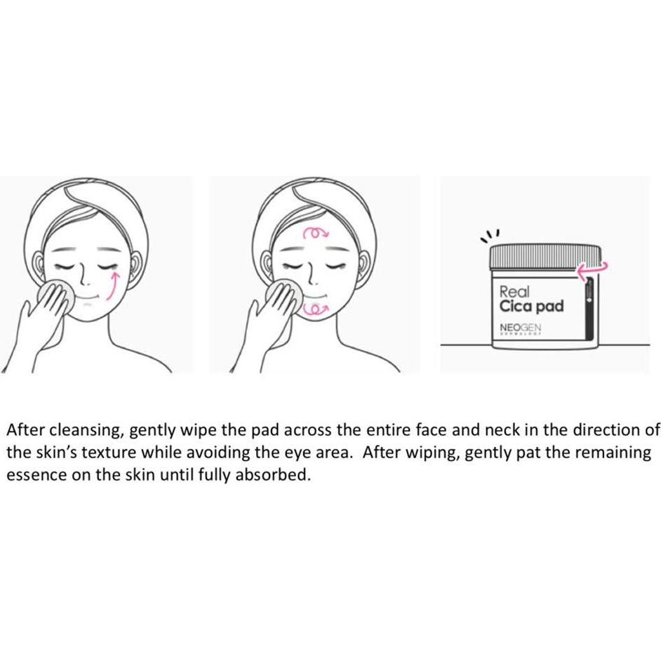 Pad Micelar Cica DERMALOGY NEOGENLAB 143g - Exfolia y Calma