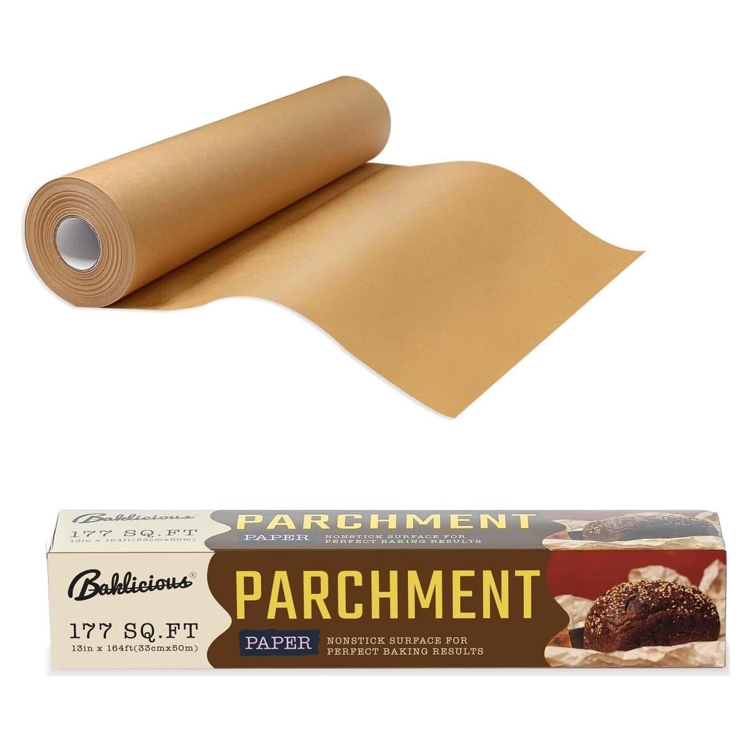 Rollo de papel pergamino antiadherente Baklicious 33 cm x 50 m