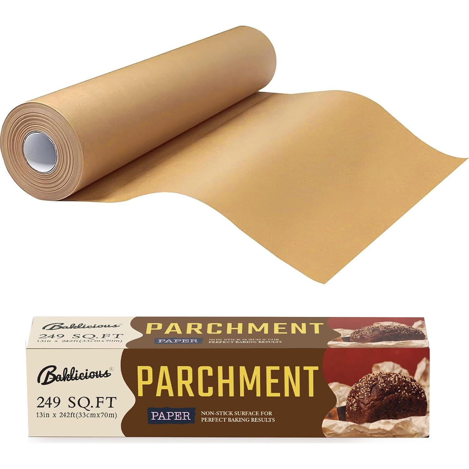 Rollo de papel pergamino antiadherente Baklicious 33 cm x 50 m
