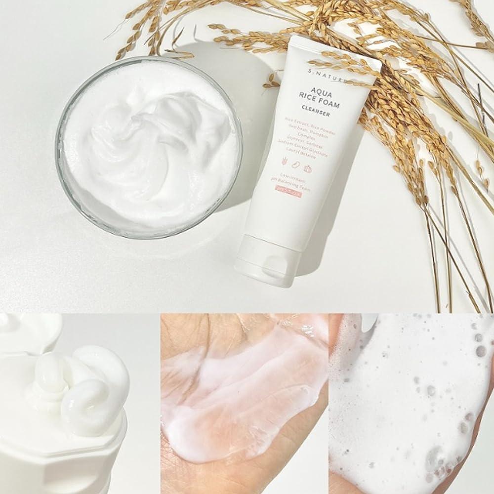 Limpiador Espumoso de Arroz S NATURE 160ml - Cuidado Facial Coreano