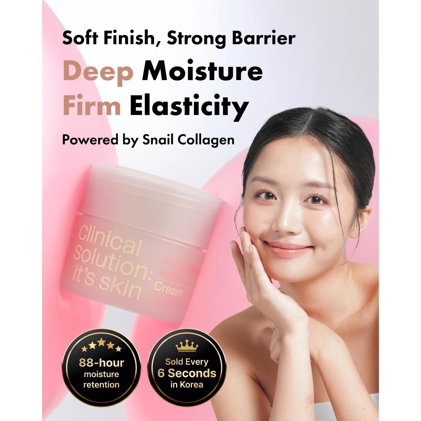 Crema Facial Hidratante It'S SKIN con Colágeno y Mucina 49.6 ml