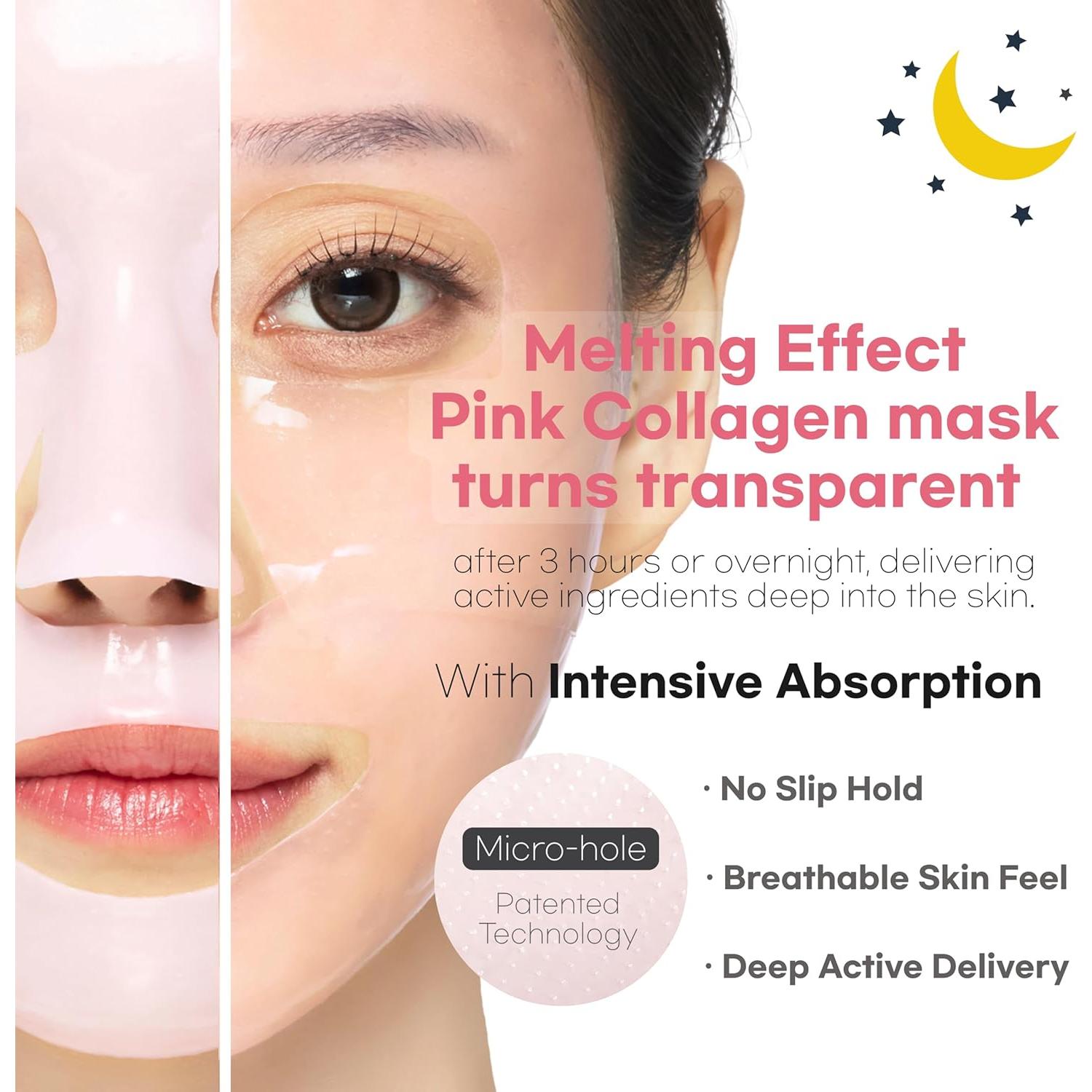 Mascarilla Facial Hidrogel Glassy Colágeno Vegano 34g