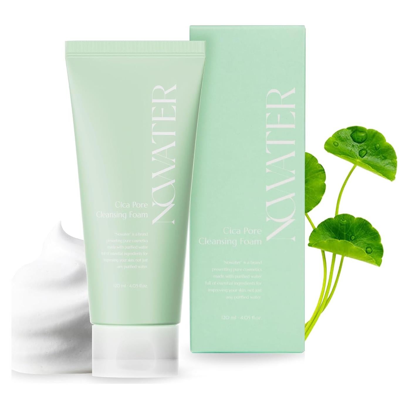 Espuma Limpiadora de Poros NOWATER Cica 120 ml - Cuidado Facial