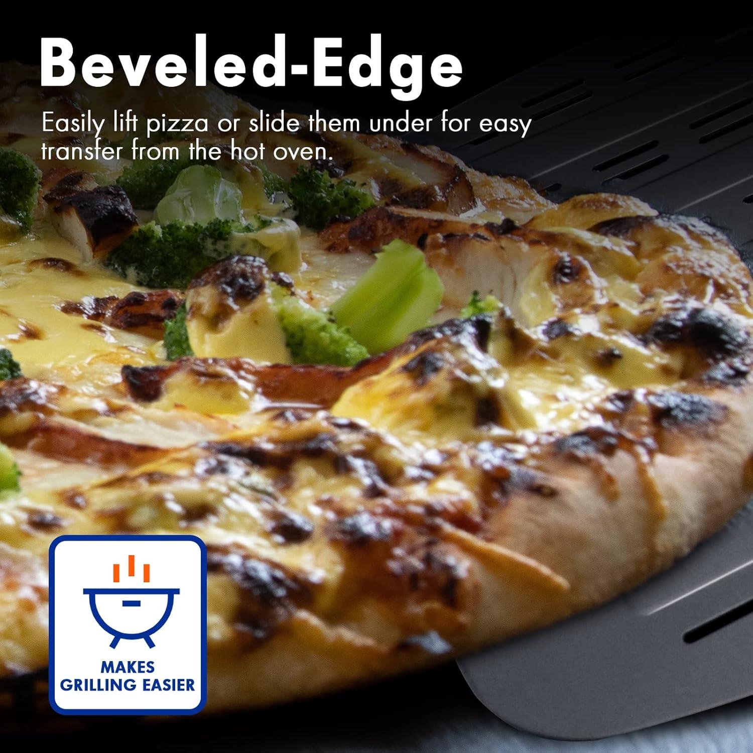 Paleta de Pizza Perforada Newmeto 30.48 cm Antiadherente