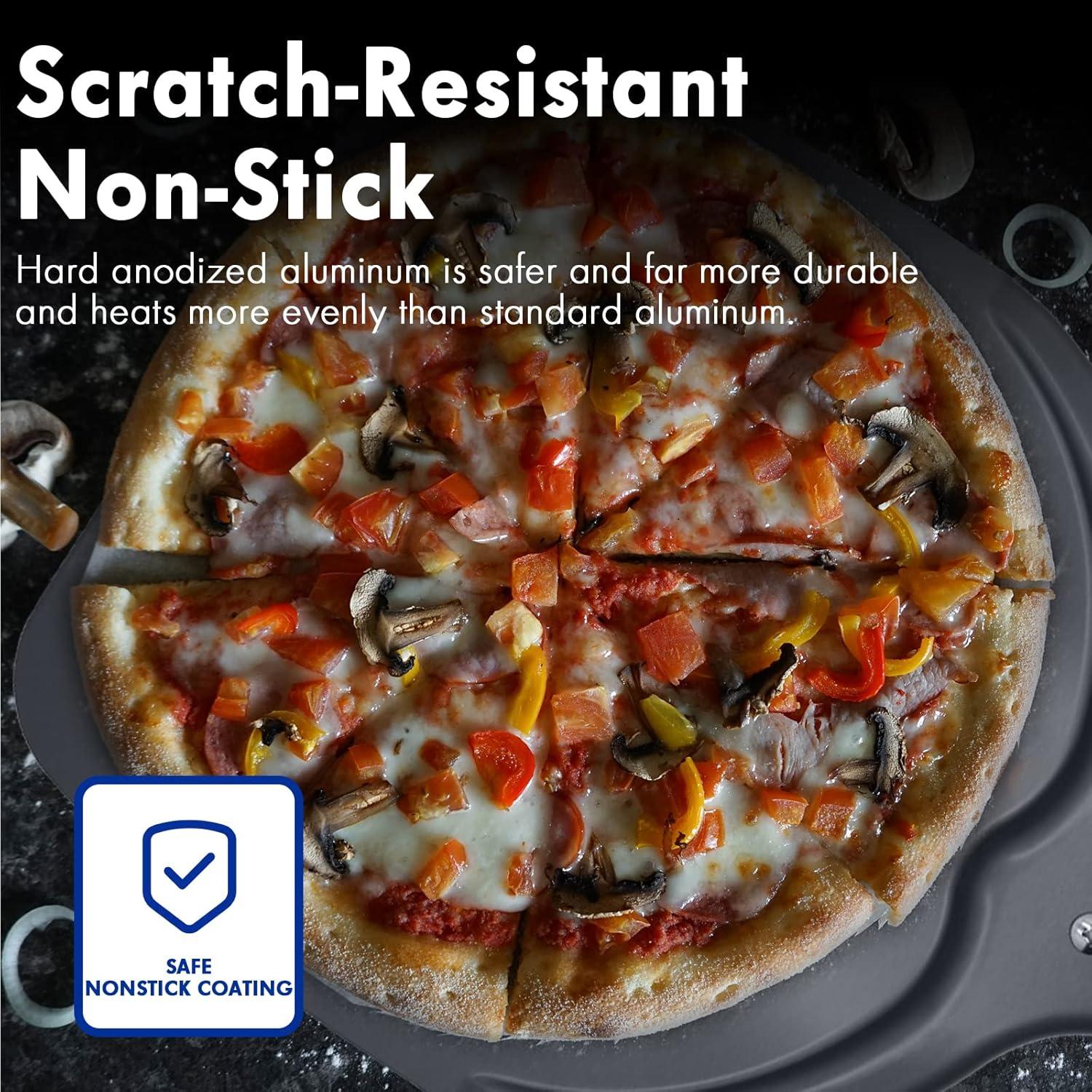 Paleta de Pizza Perforada Newmeto 30.48 cm Antiadherente