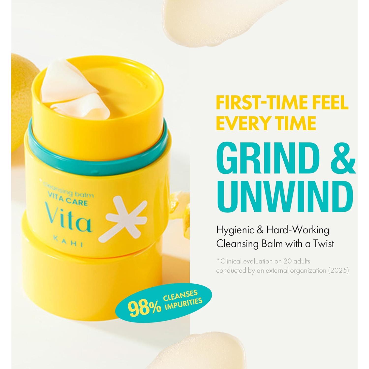 Bálsamo Limpiador KAHI Vita Care Niacinamida 49.9 ml - Desmaquillante Exfoliante con Vitaminas B y C