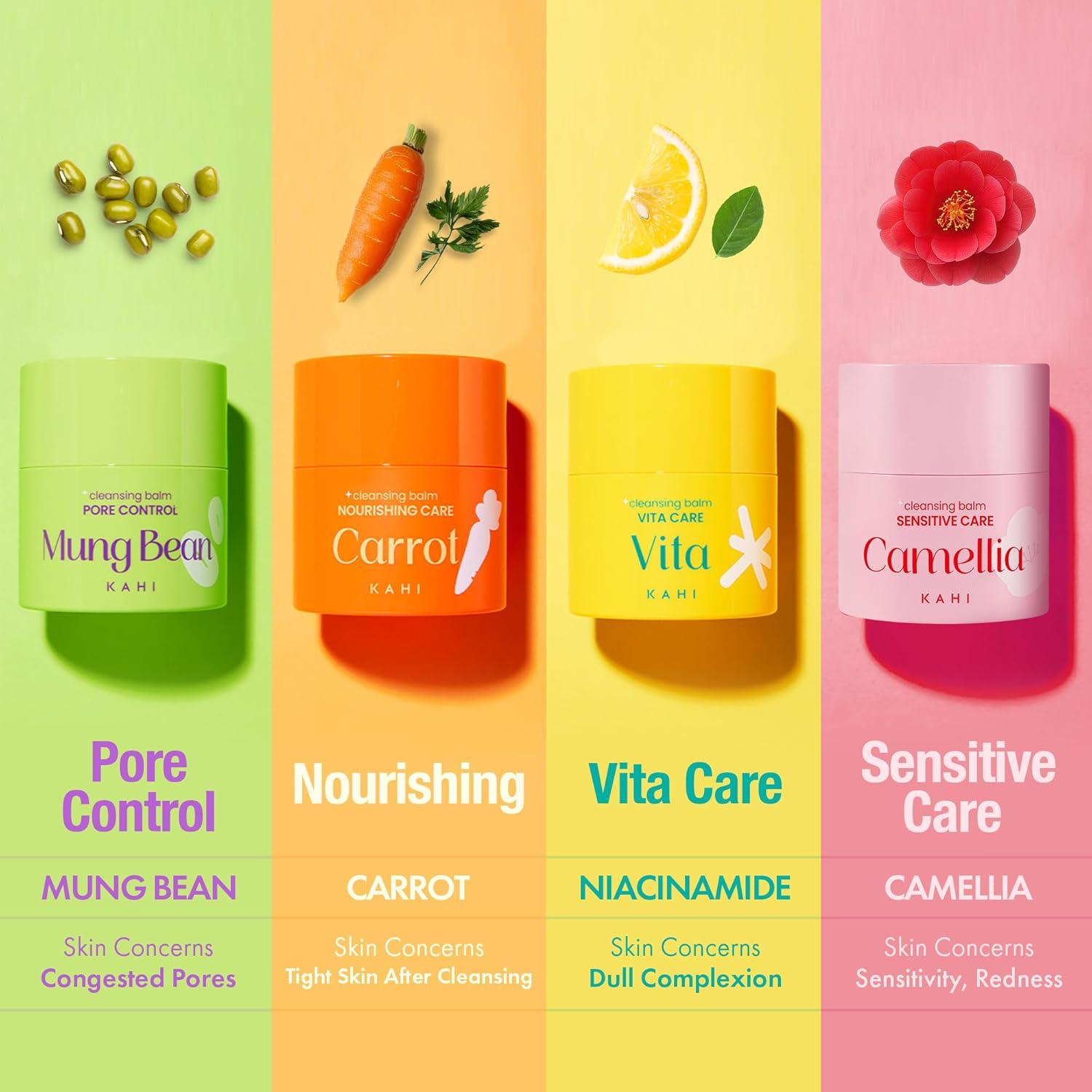 Bálsamo Limpiador KAHI Vita Care Niacinamida 49.9 ml - Desmaquillante Exfoliante con Vitaminas B y C