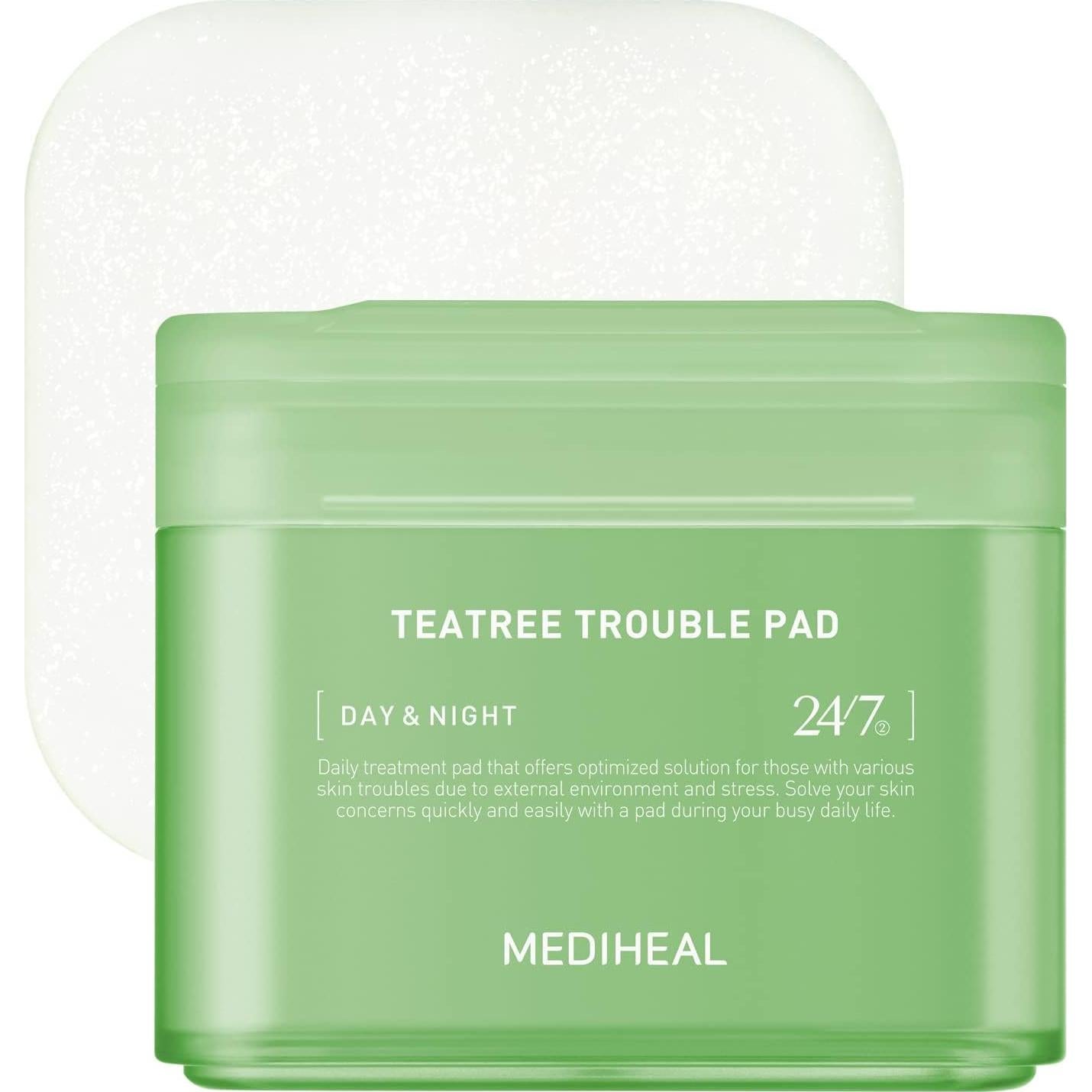 Almohadillas de Tónico Mediheal Teatree y Exfoliantes de Papaya
