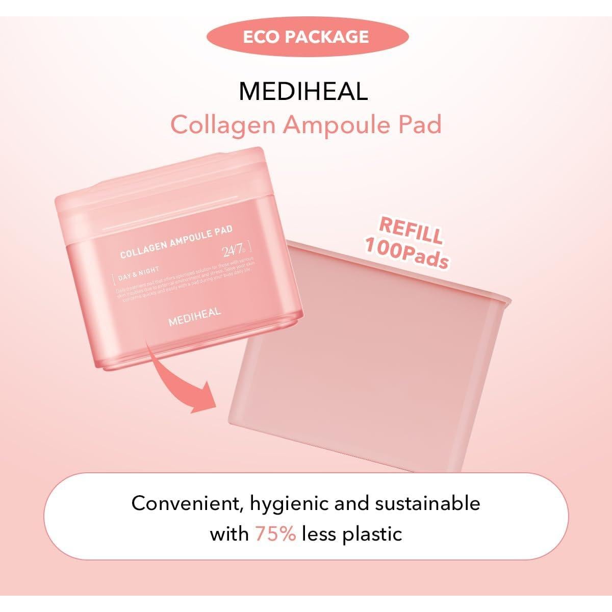 Almohadillas Reafirmantes Mediheal de Colágeno - 100 Unidades