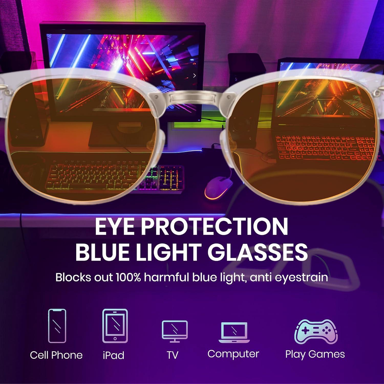 Gafas de Luz Azul Cyxus 2 Pack para Juego - Protección UV400