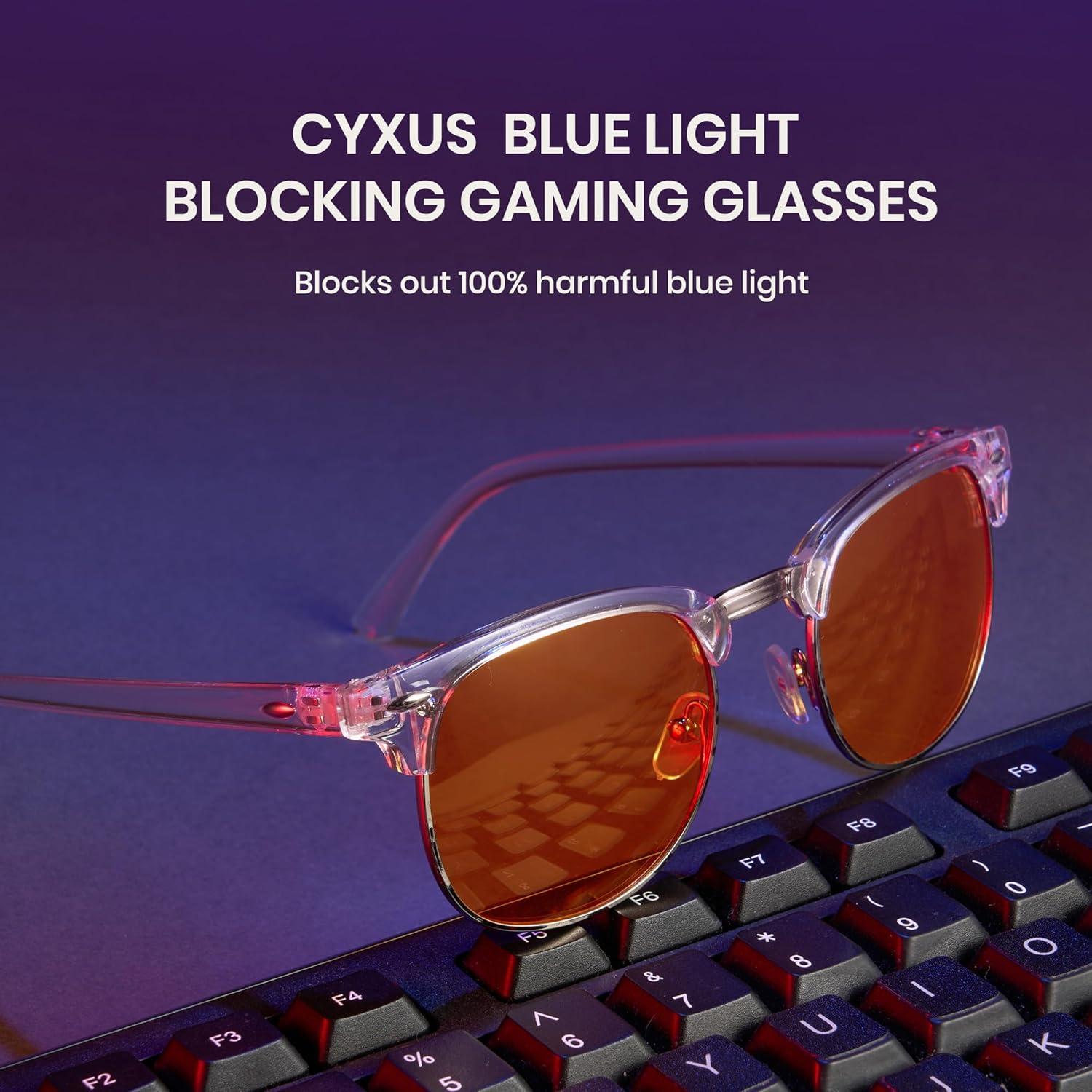 Gafas de Luz Azul Cyxus 2 Pack para Juego - Protección UV400